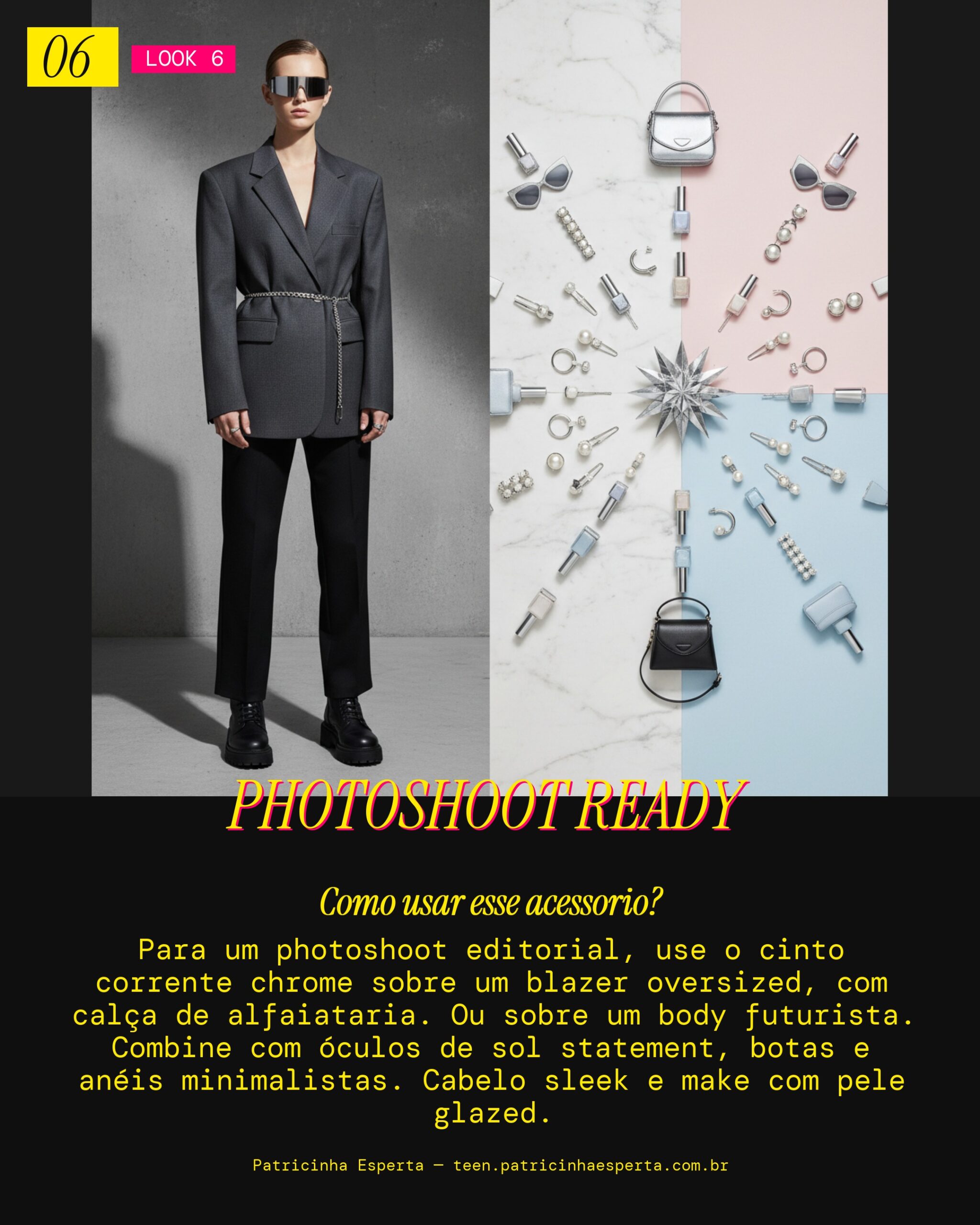 Cinto Corrente: Vibe Editorial Fashion