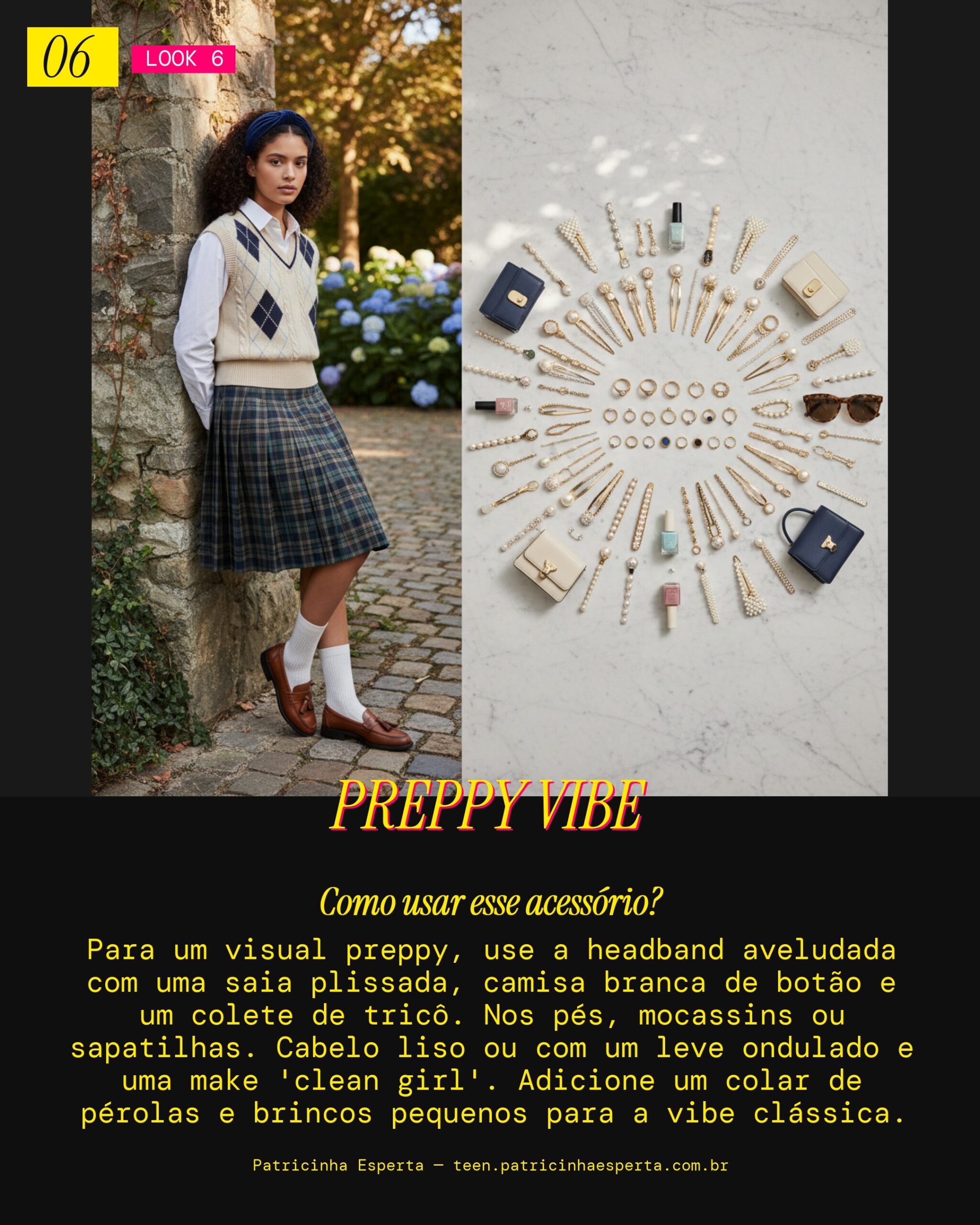 Look 6: Aesthetic Preppy Chic