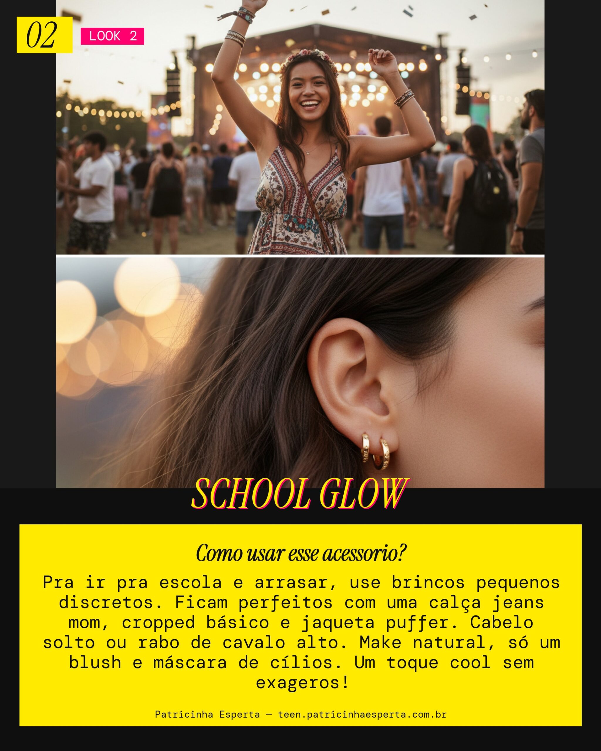 Brinco Pequeno Minimalista: Vibe Escola Cool