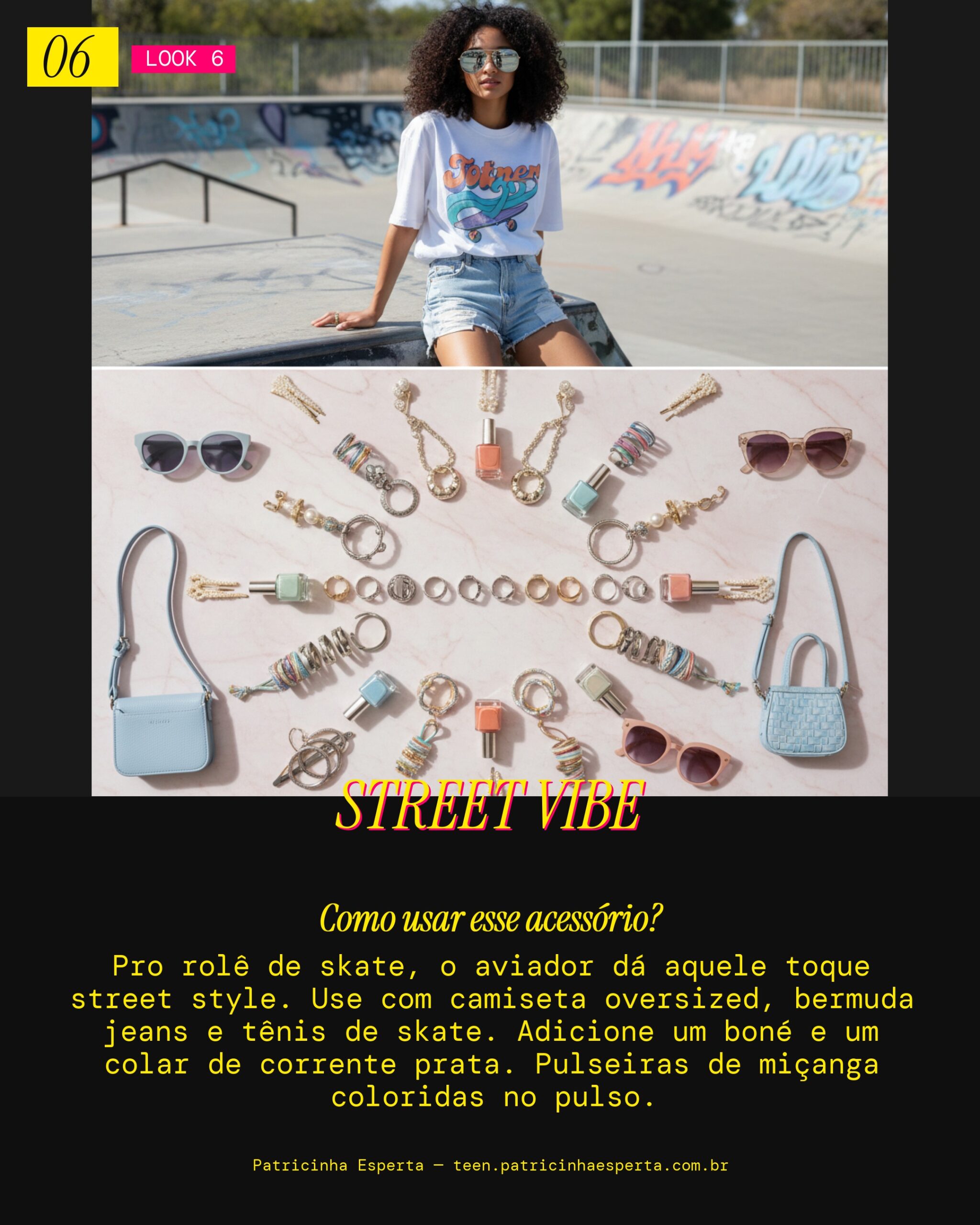 Look 6: Aviador Skate Park Edge