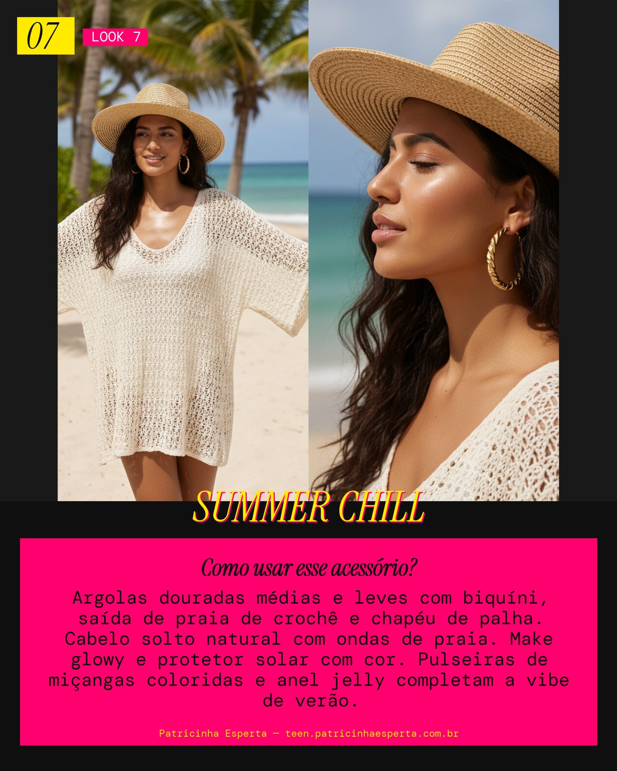 Brinco Hoop Dourado: Vibe Praia Verão