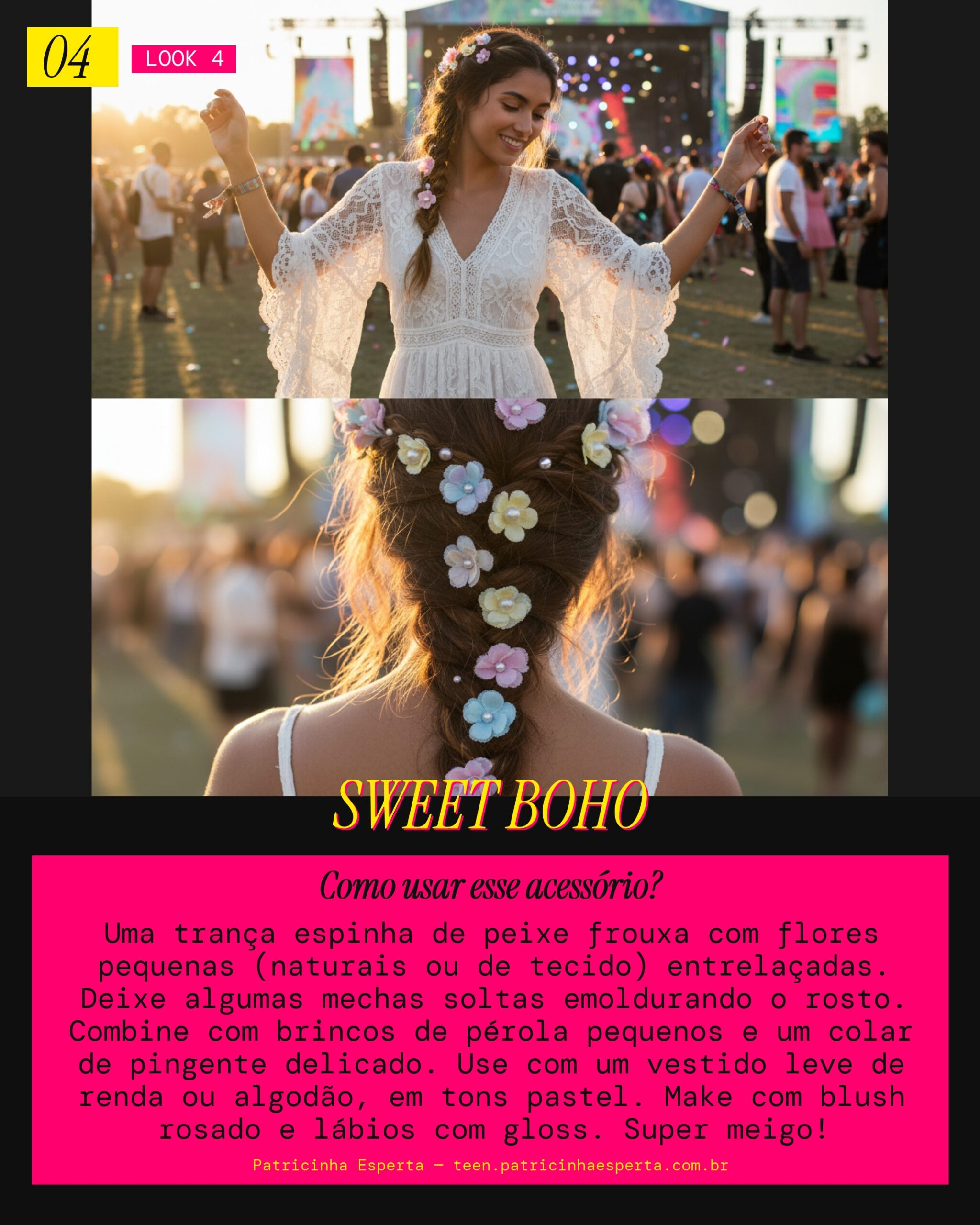 Trança Boho Romântica: Sonho de Verão