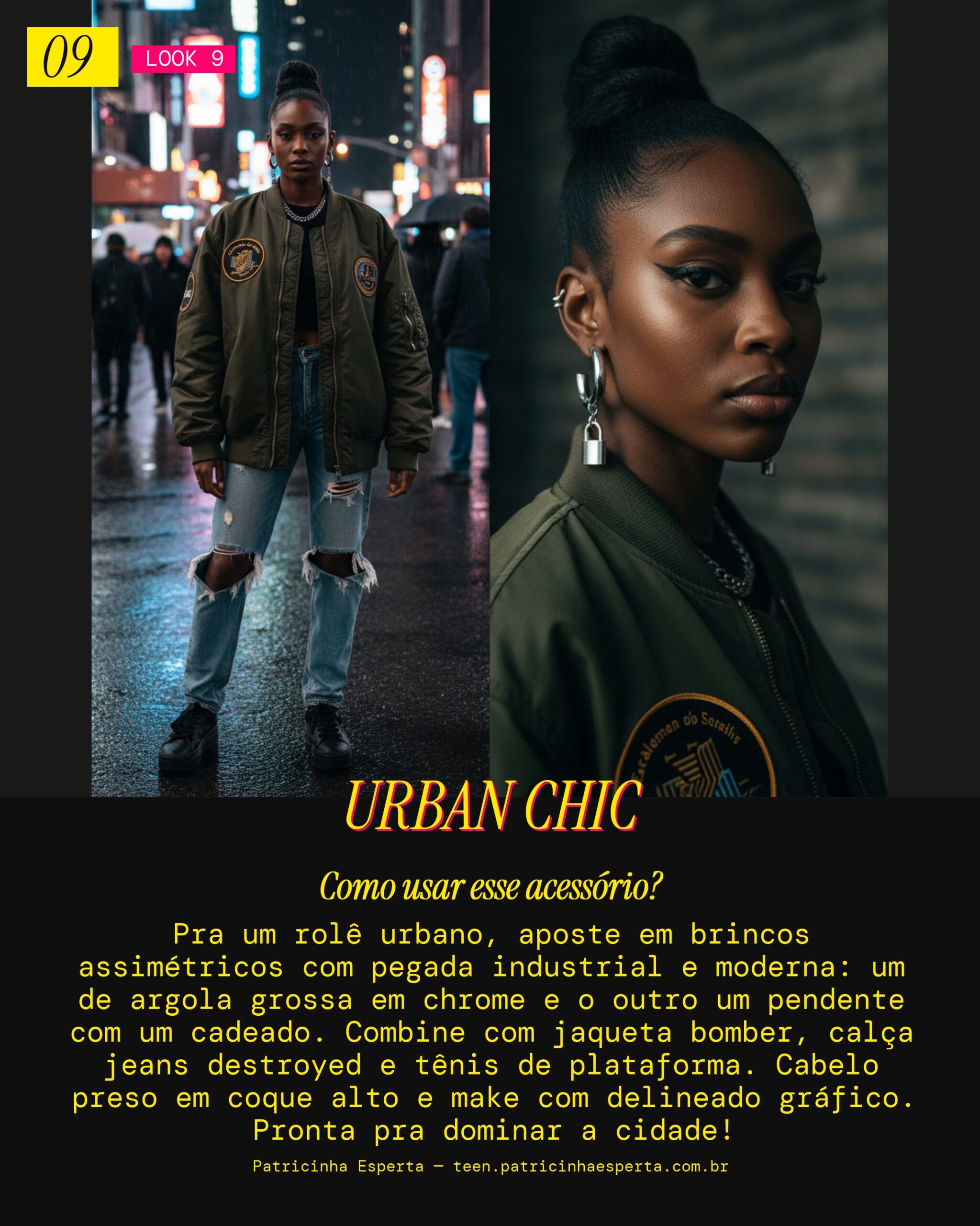 Brinco Assimétrico: Street Style