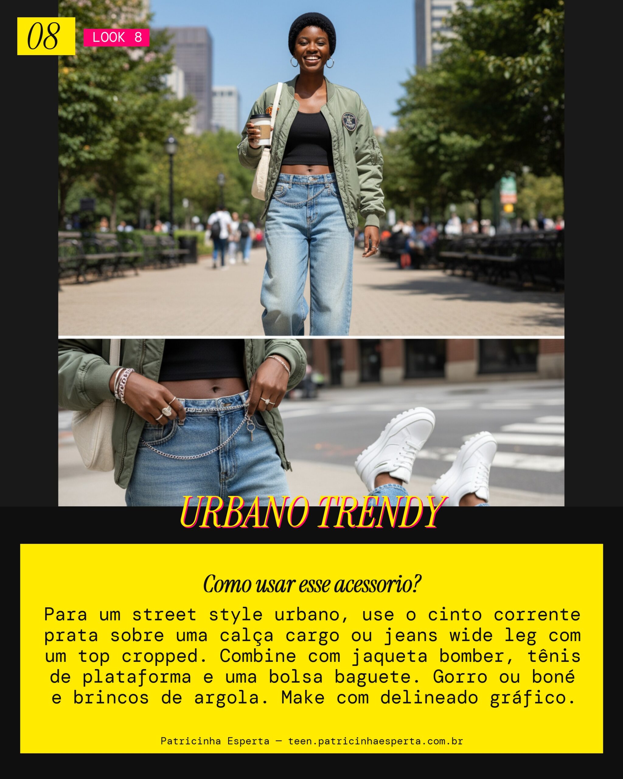 Cinto Corrente: Street Style Urbano