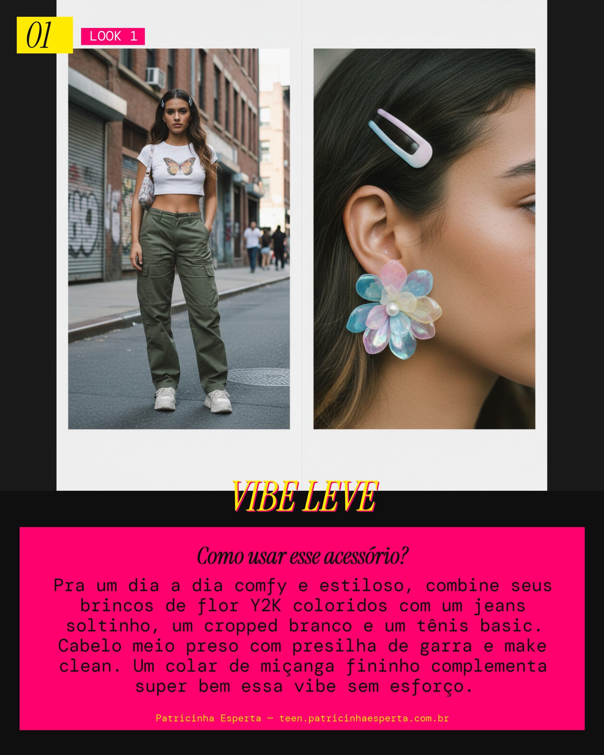 Look 1: Floral Casual Day