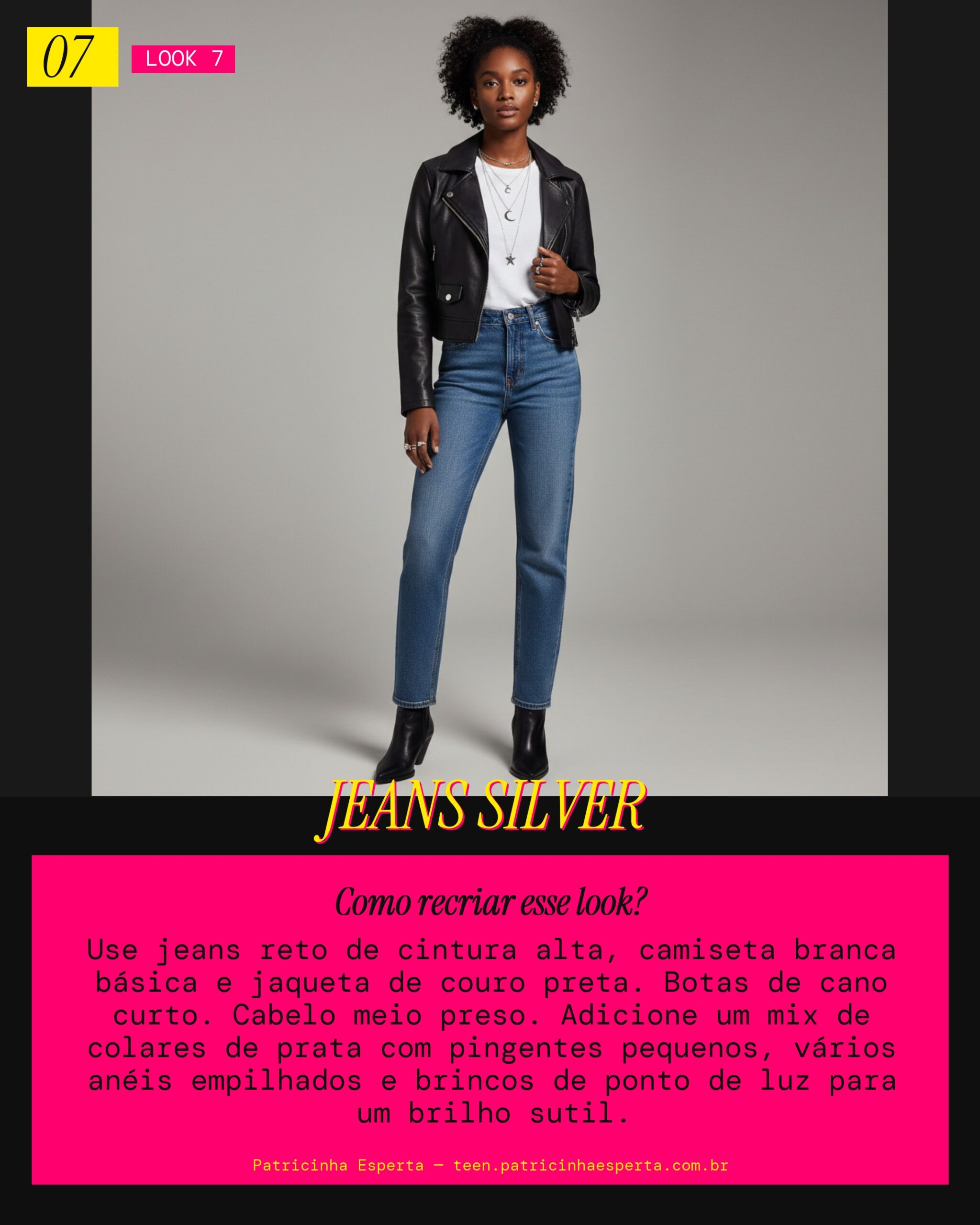 Look 7: Jeans e T-shirt Elevados