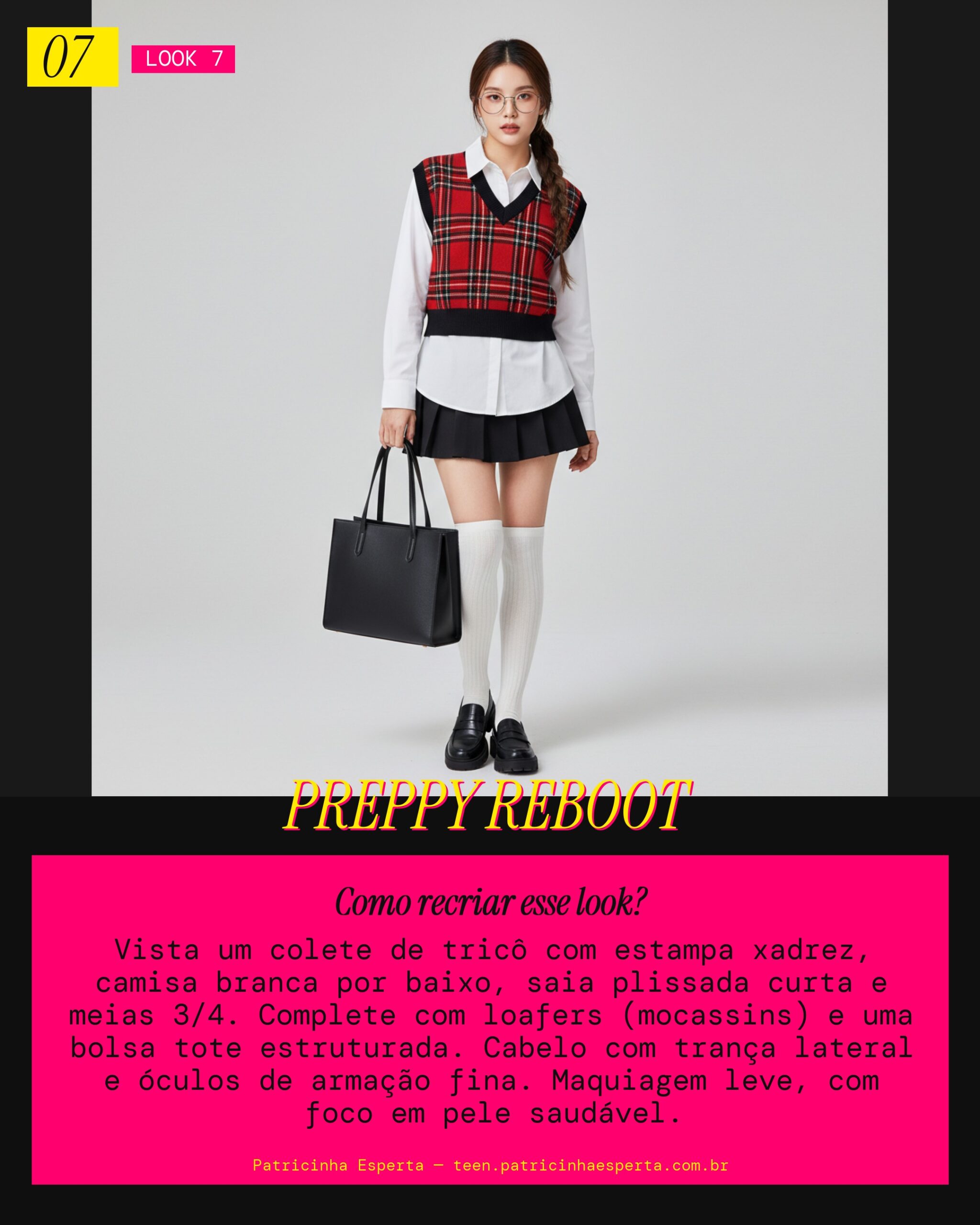 Look 7: Vibe Colegial Moderna