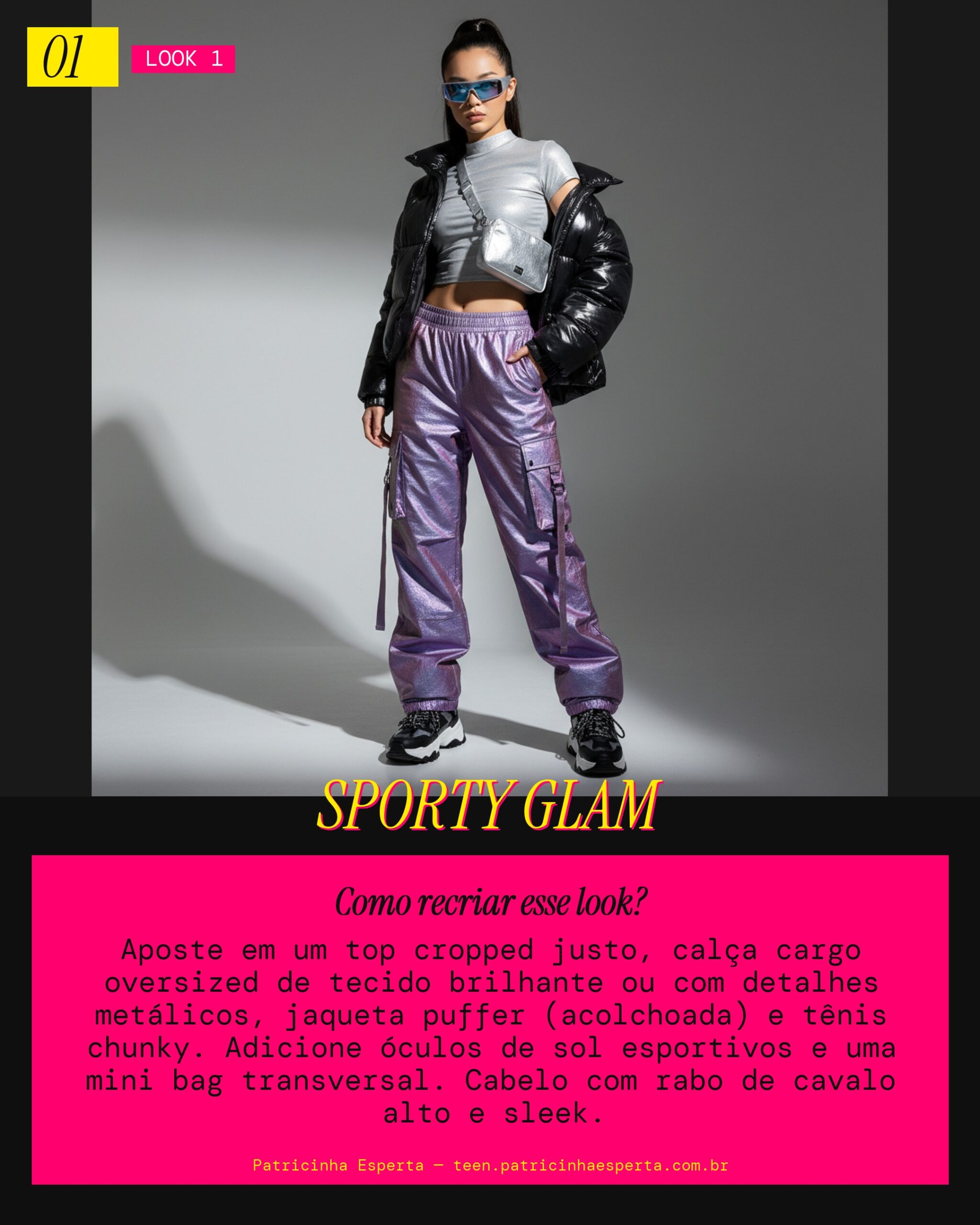 Look 1: Sporty Chic Urbano