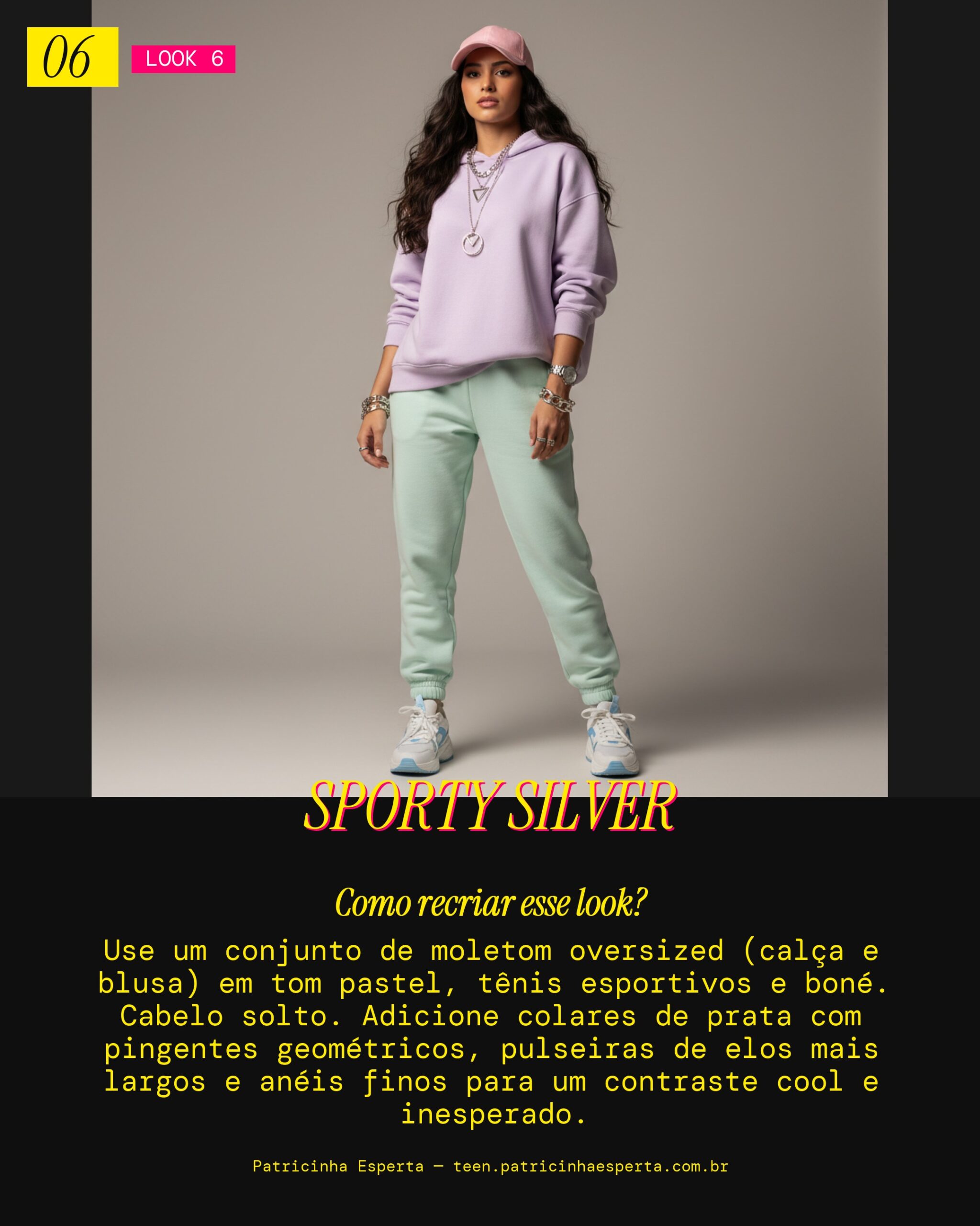 Look 6: Athleisure com Brilho