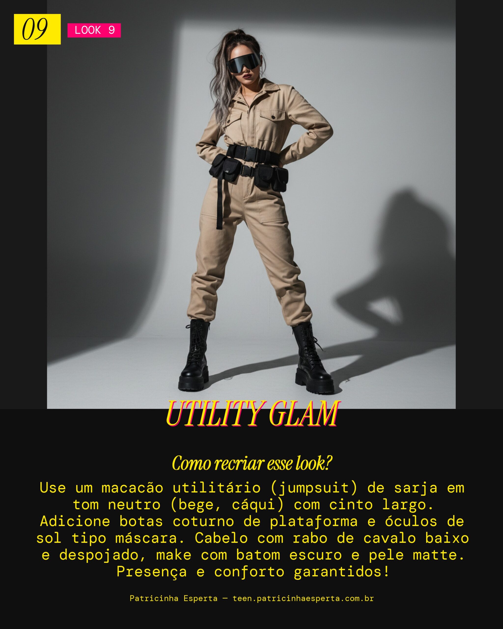 Look 9: Tendência Utilitária Chic