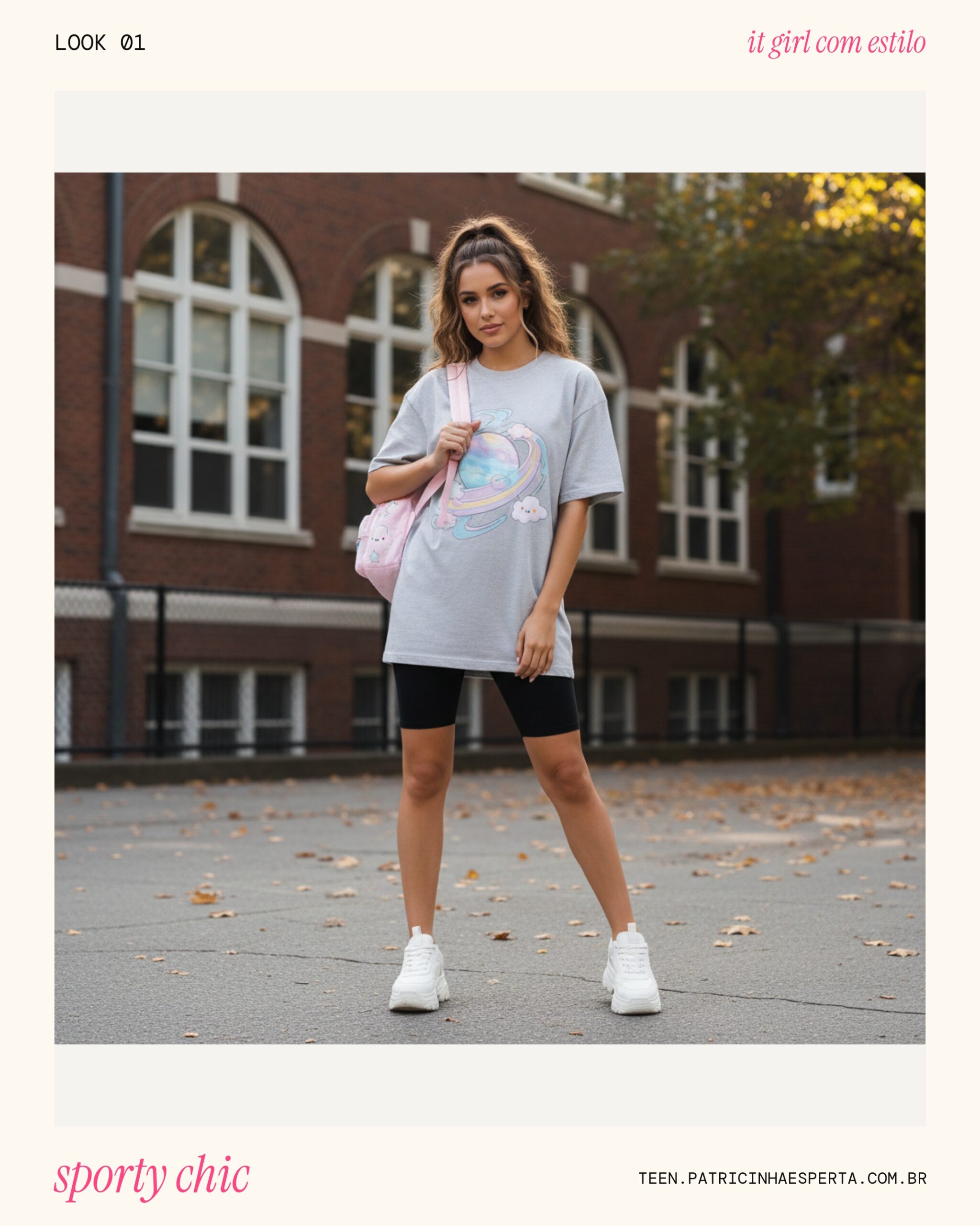 Look 1: Conforto e Estilo Sporty