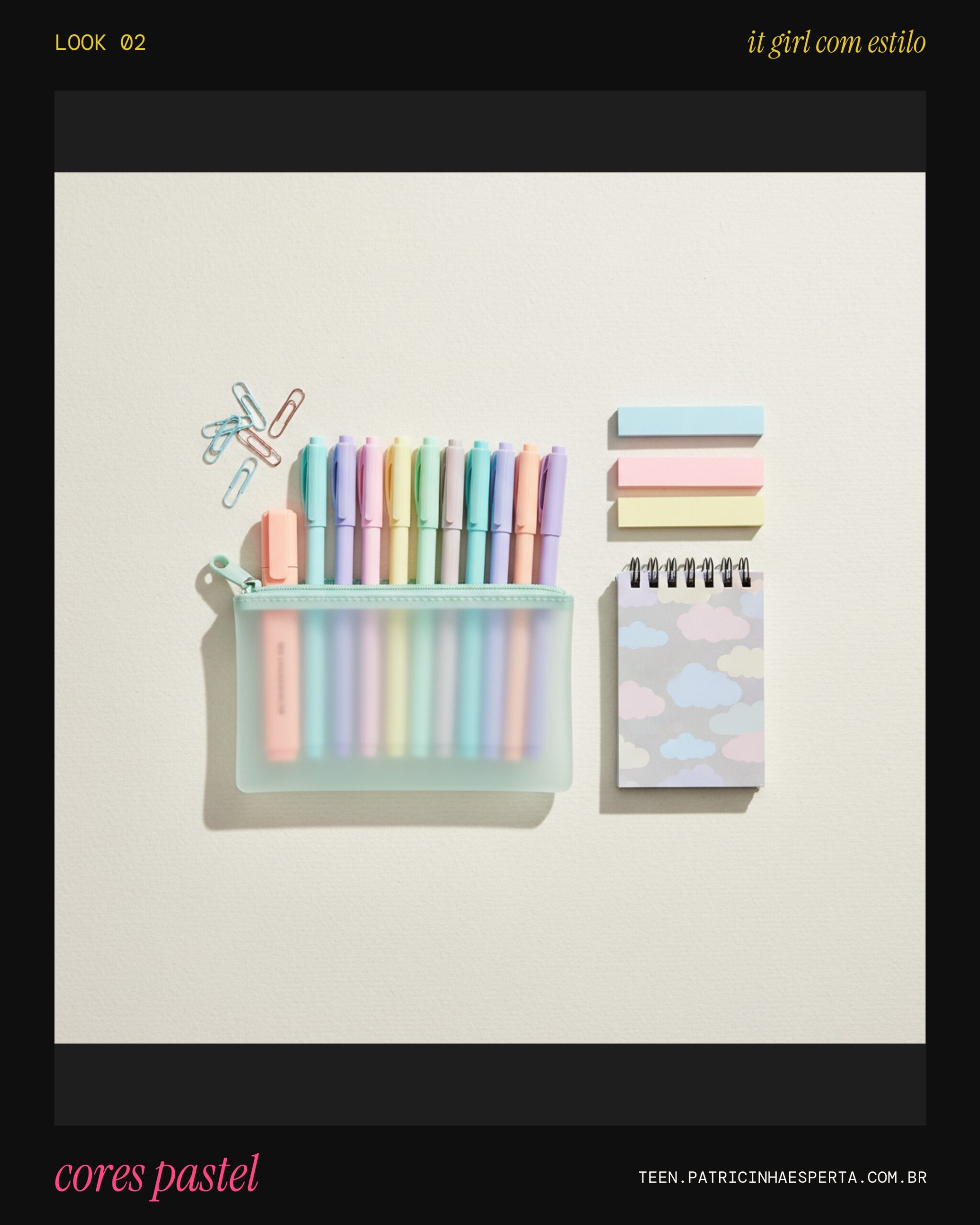 Look 2: Explosão de Cores Pastel
