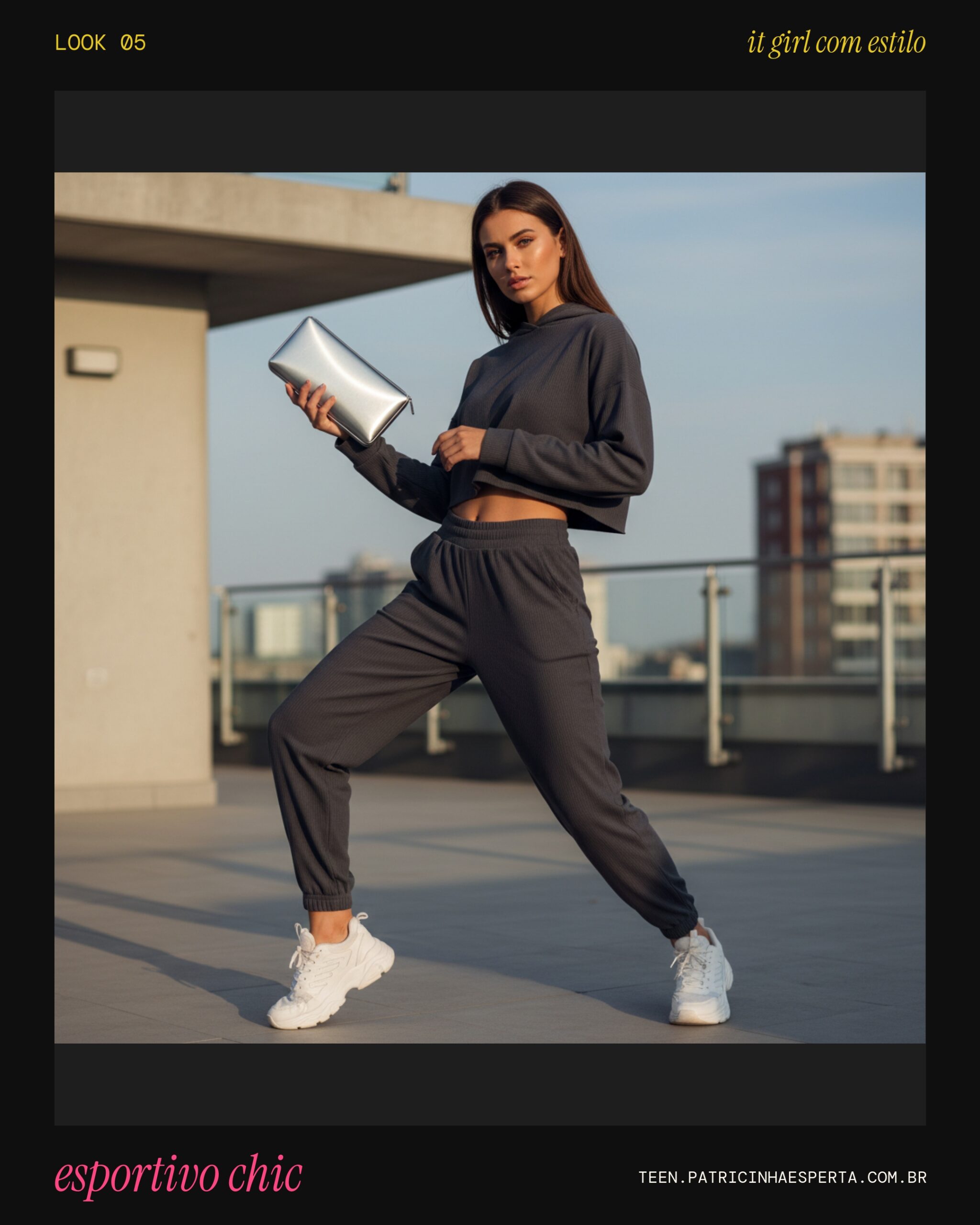 Look 5: Glam Esportivo Chic