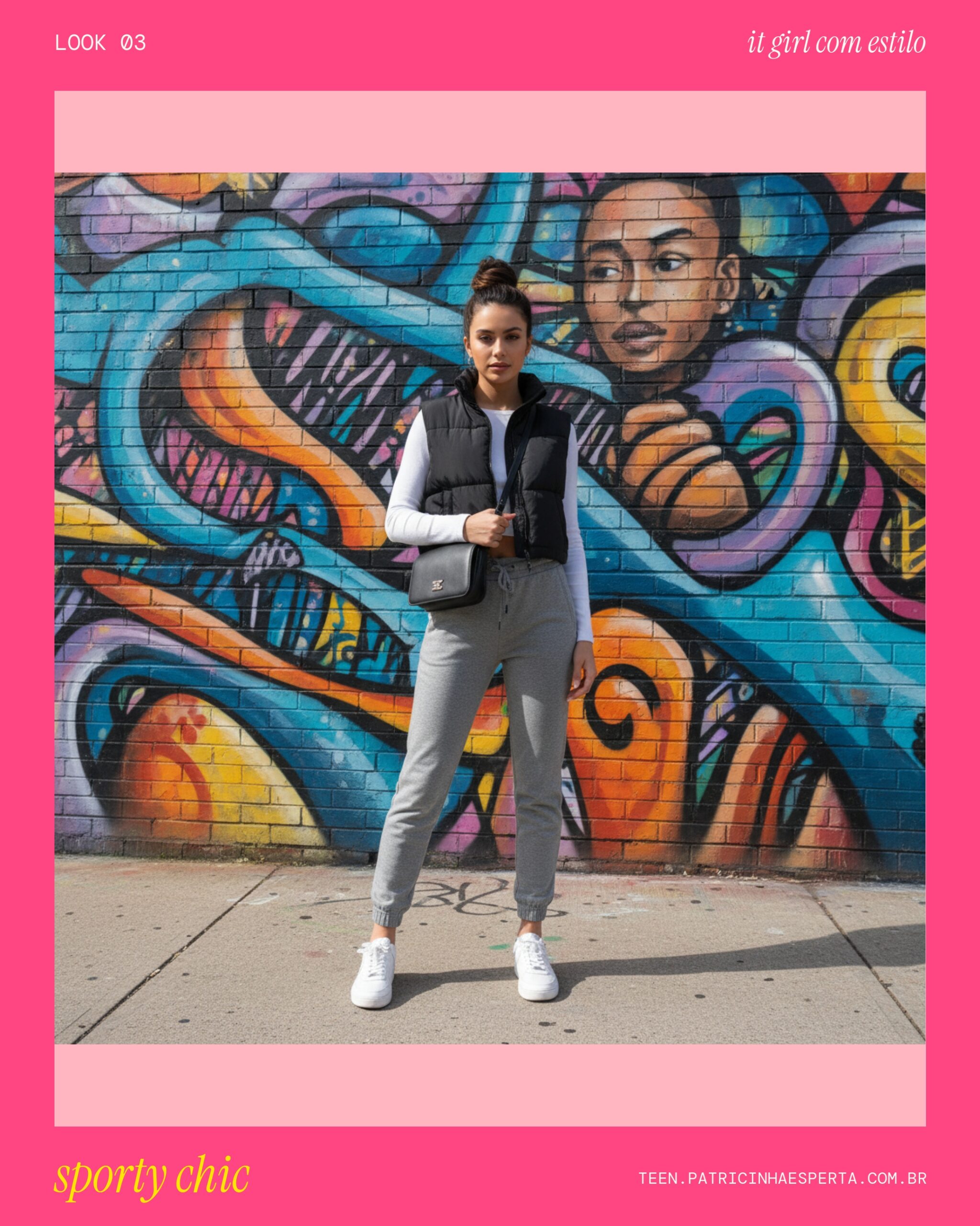 Look 3: Sporty Chic Descolado