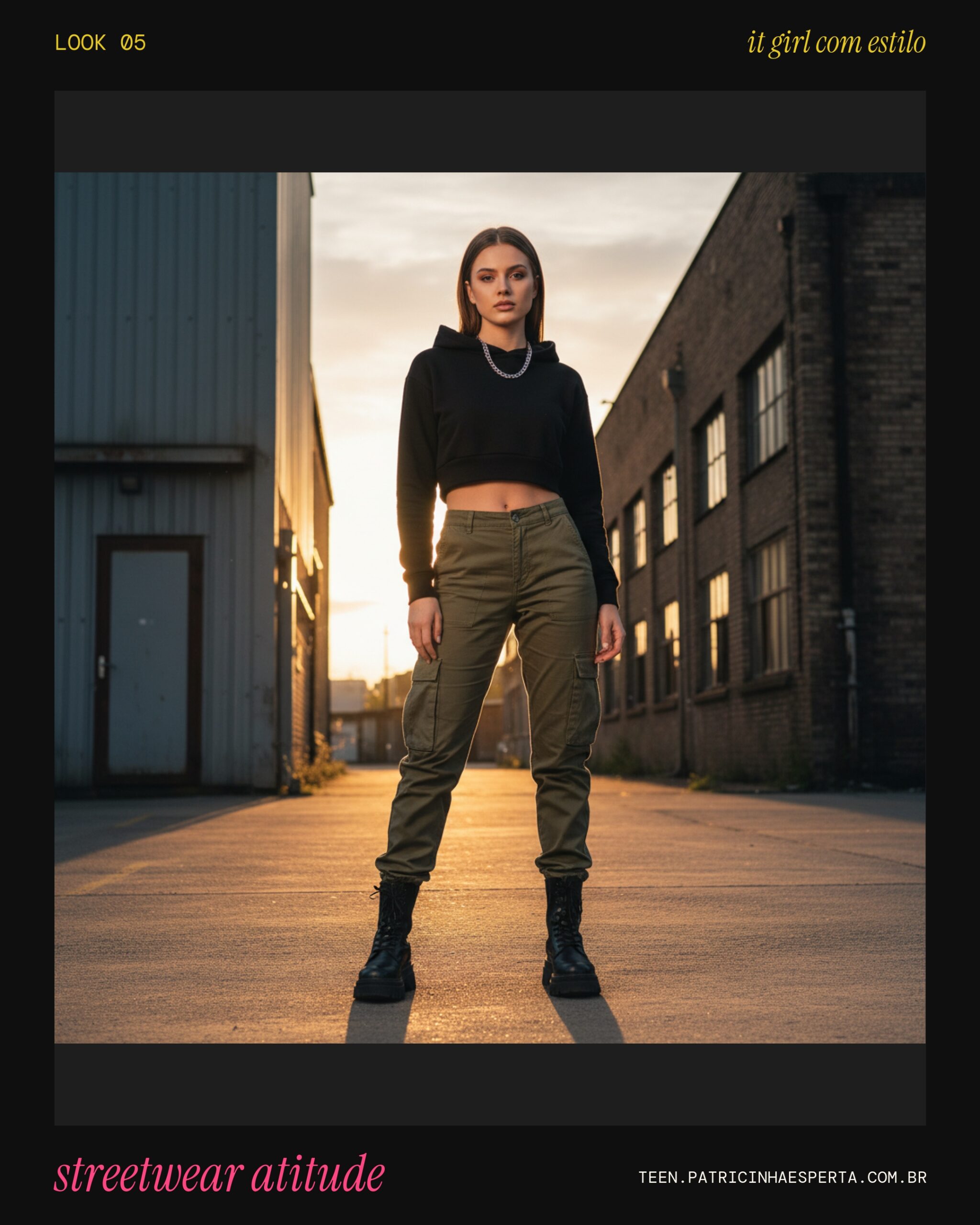 Look 5: Streetwear com Atitude