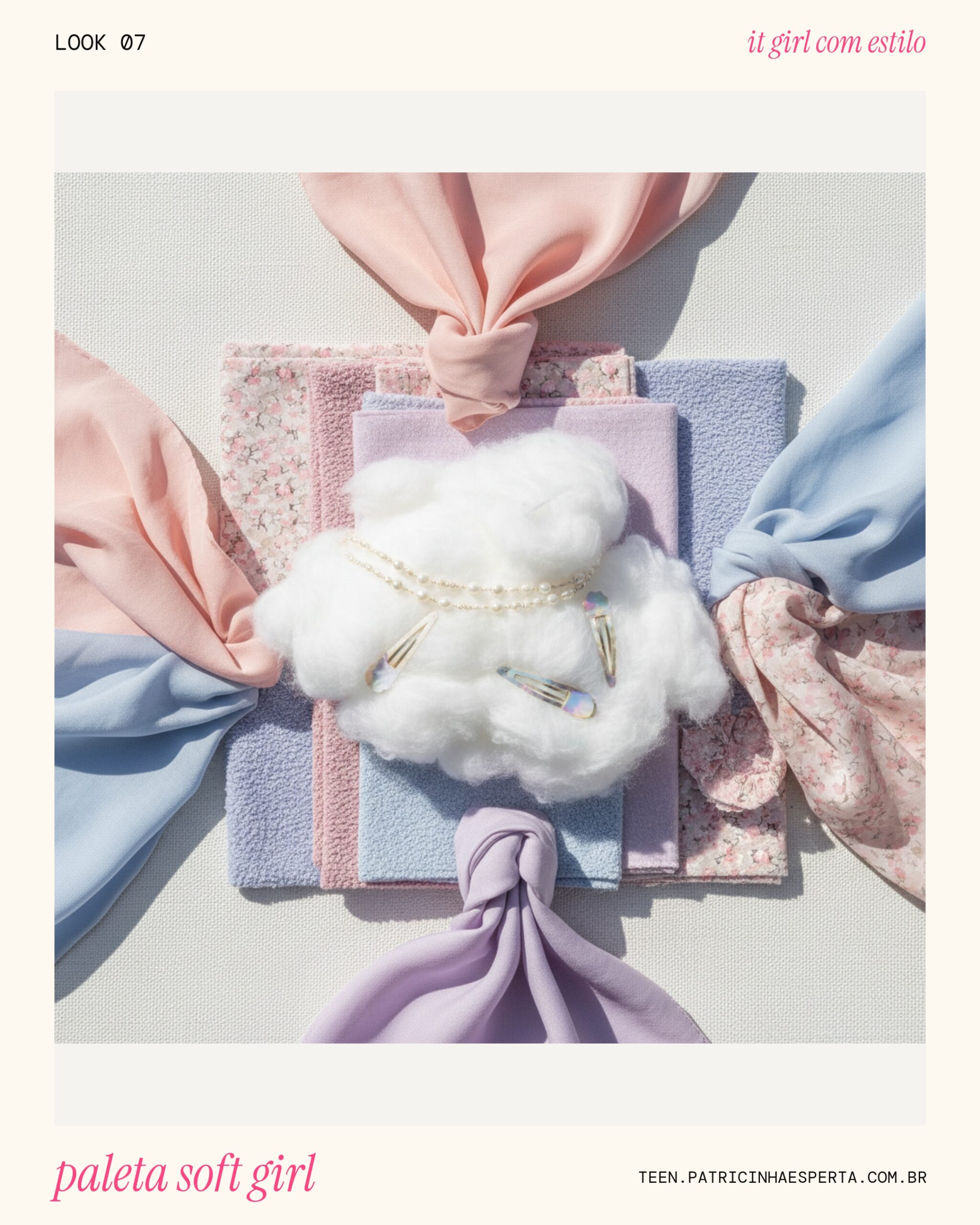 Look 7: Mood Board de Paleta Soft Girl