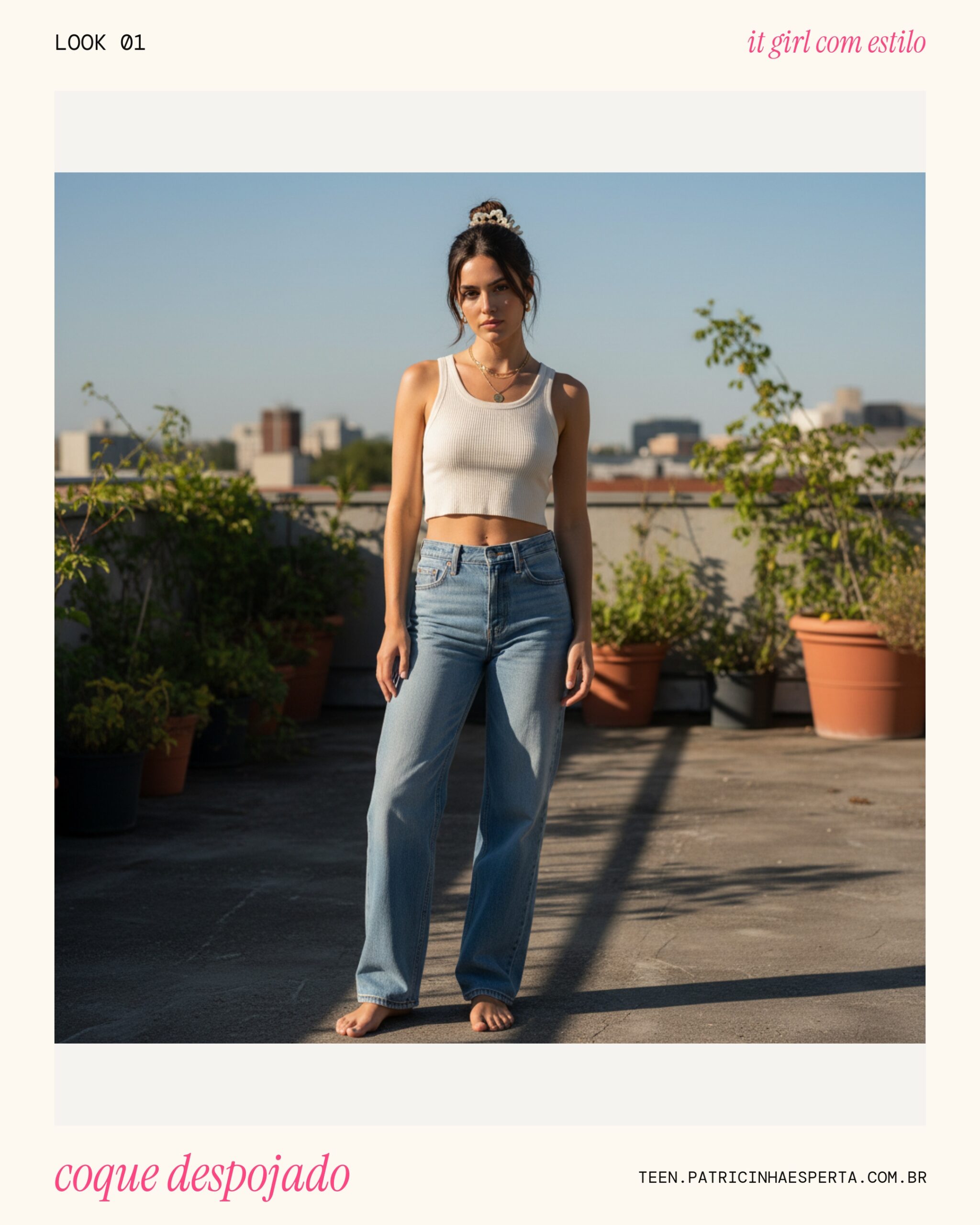 Look 1: Coque Despojado Cool