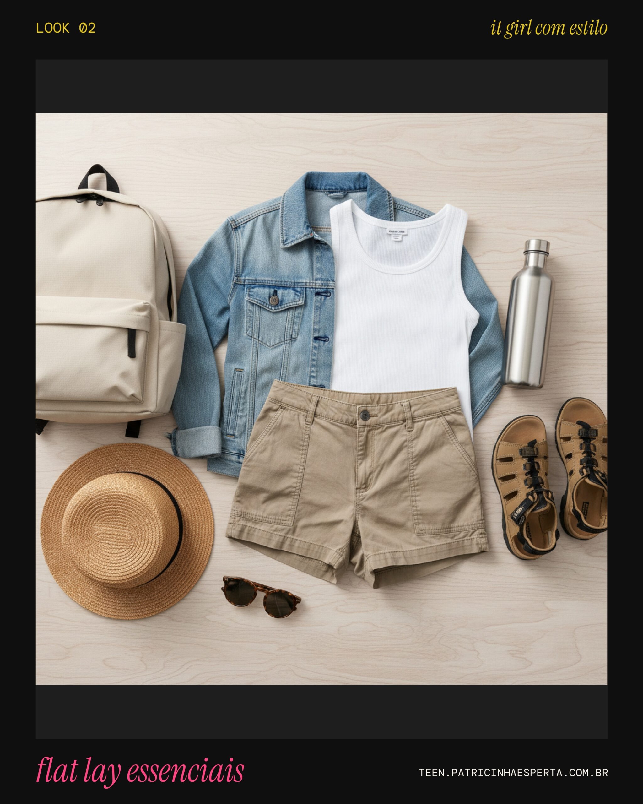 Look 2: Essenciais da It Girl Aventureira