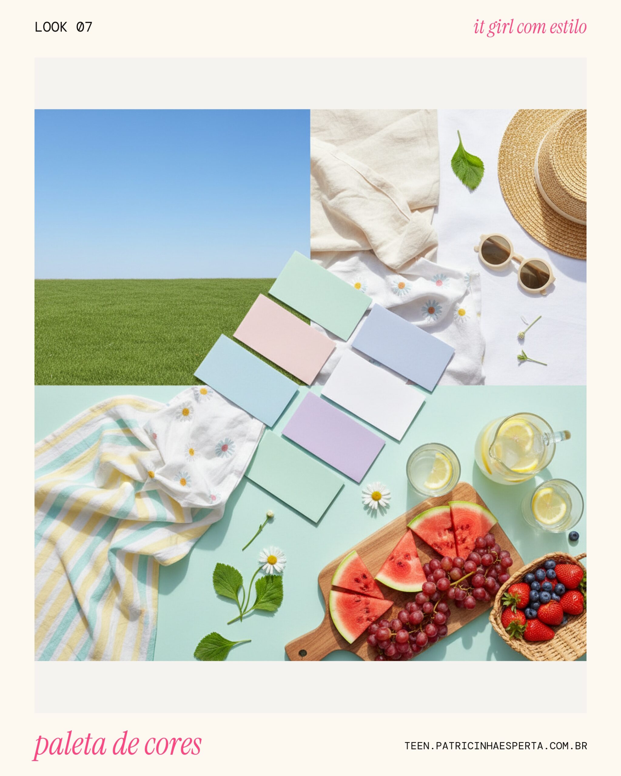 Look 7: Mood board paleta fresh
