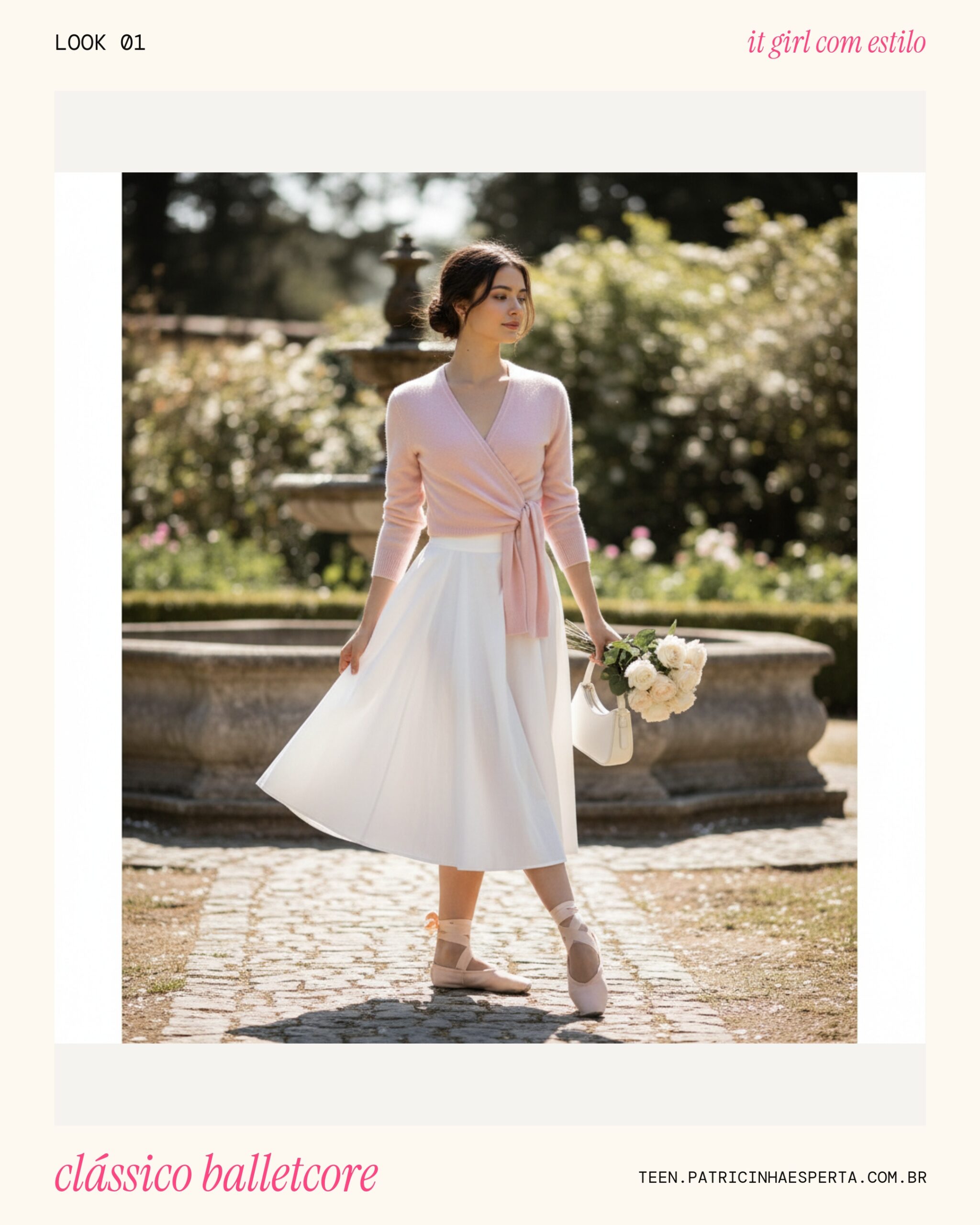 Look 1: Delicadeza Clássica