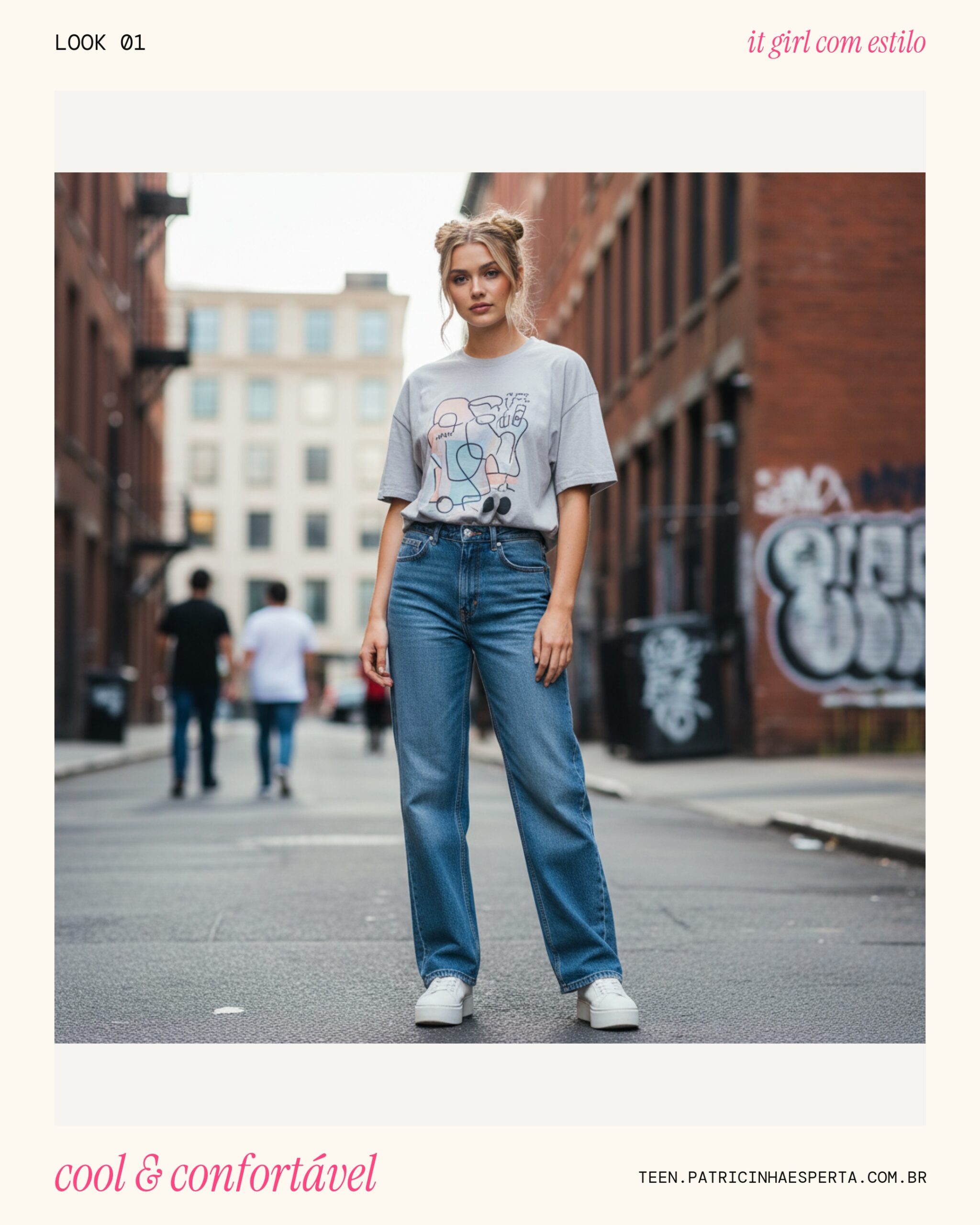 Look 1: Cool & Confortável