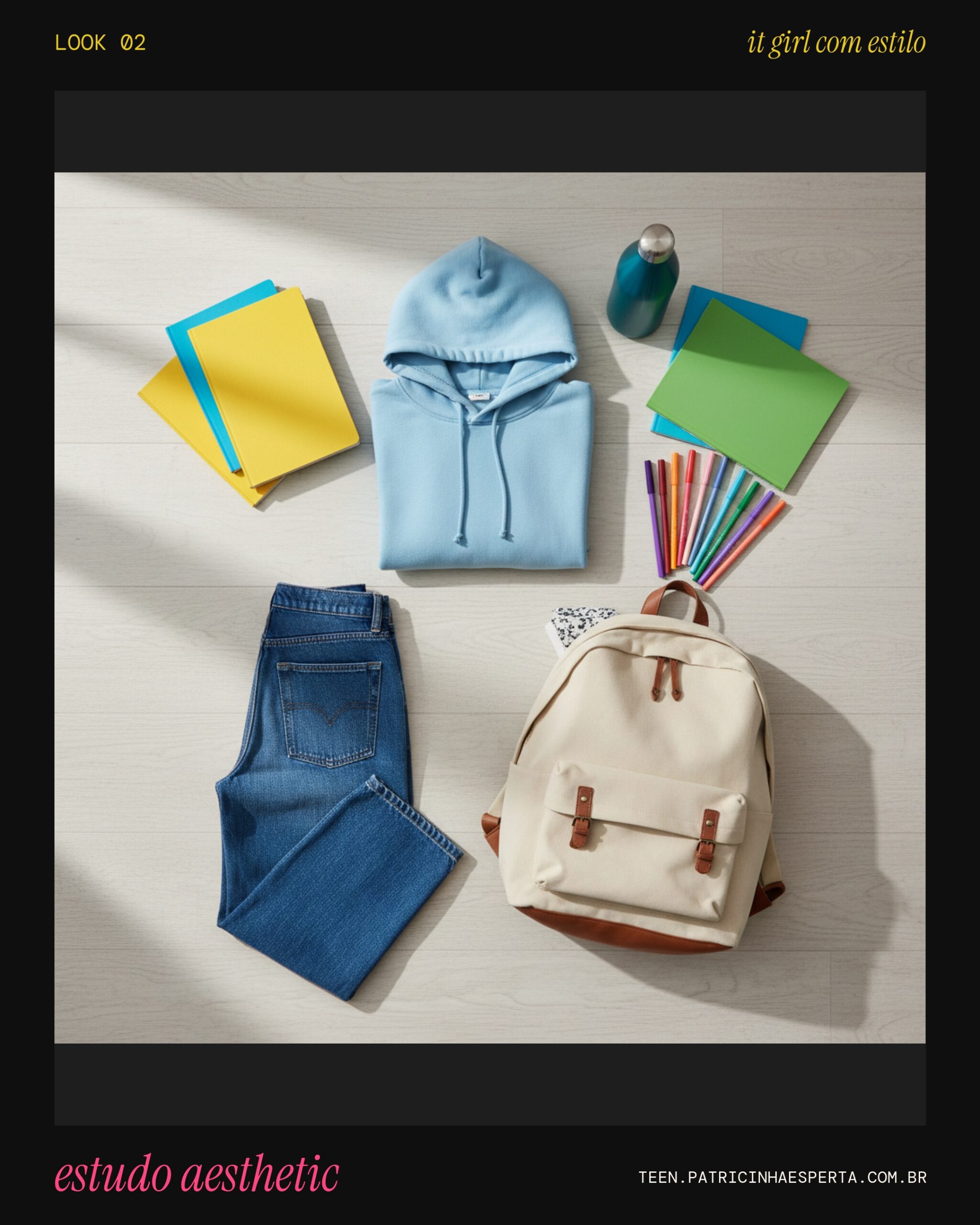 Look 2: Vibe Estudo Confortável