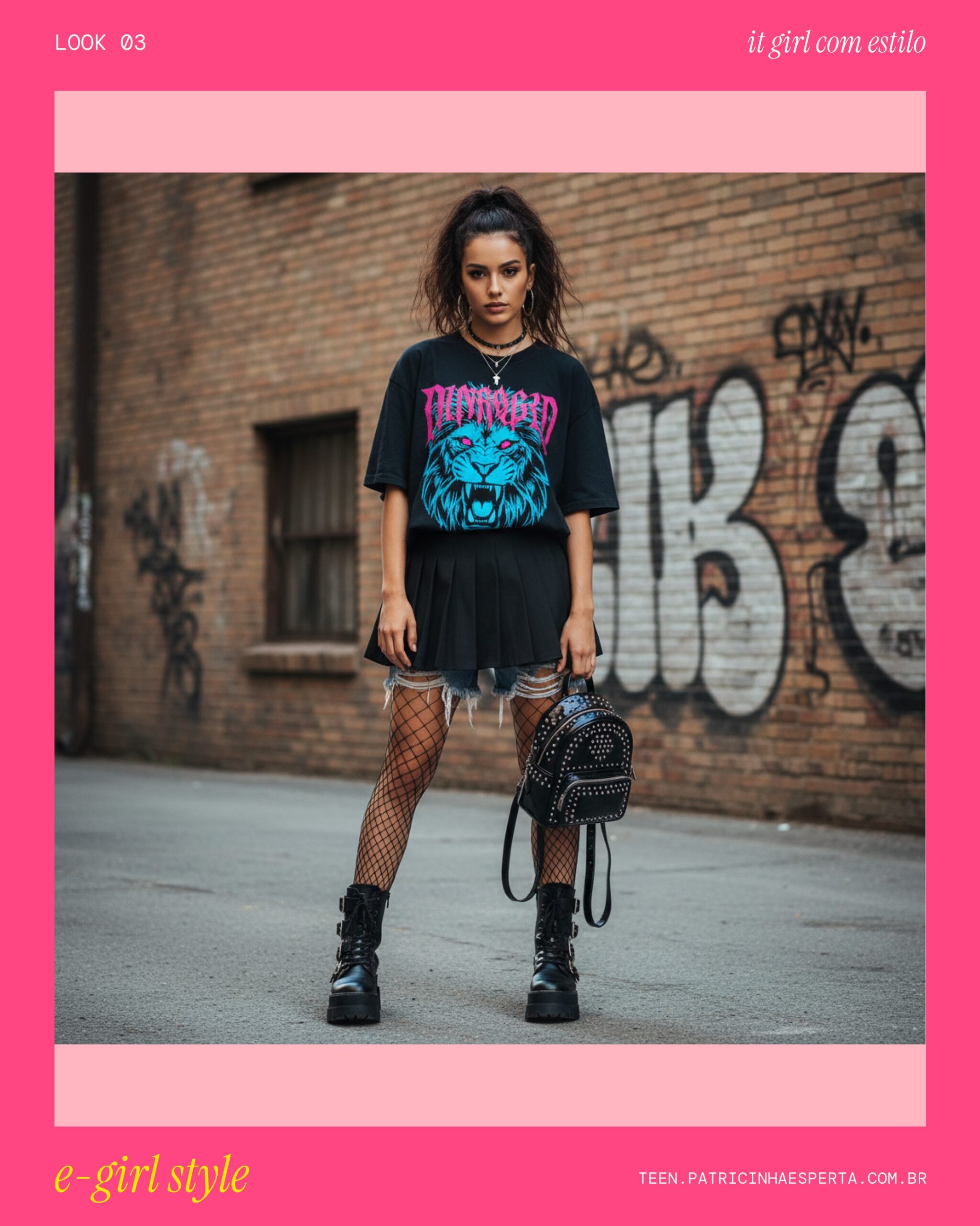 Look 3: E-girl Moderninha