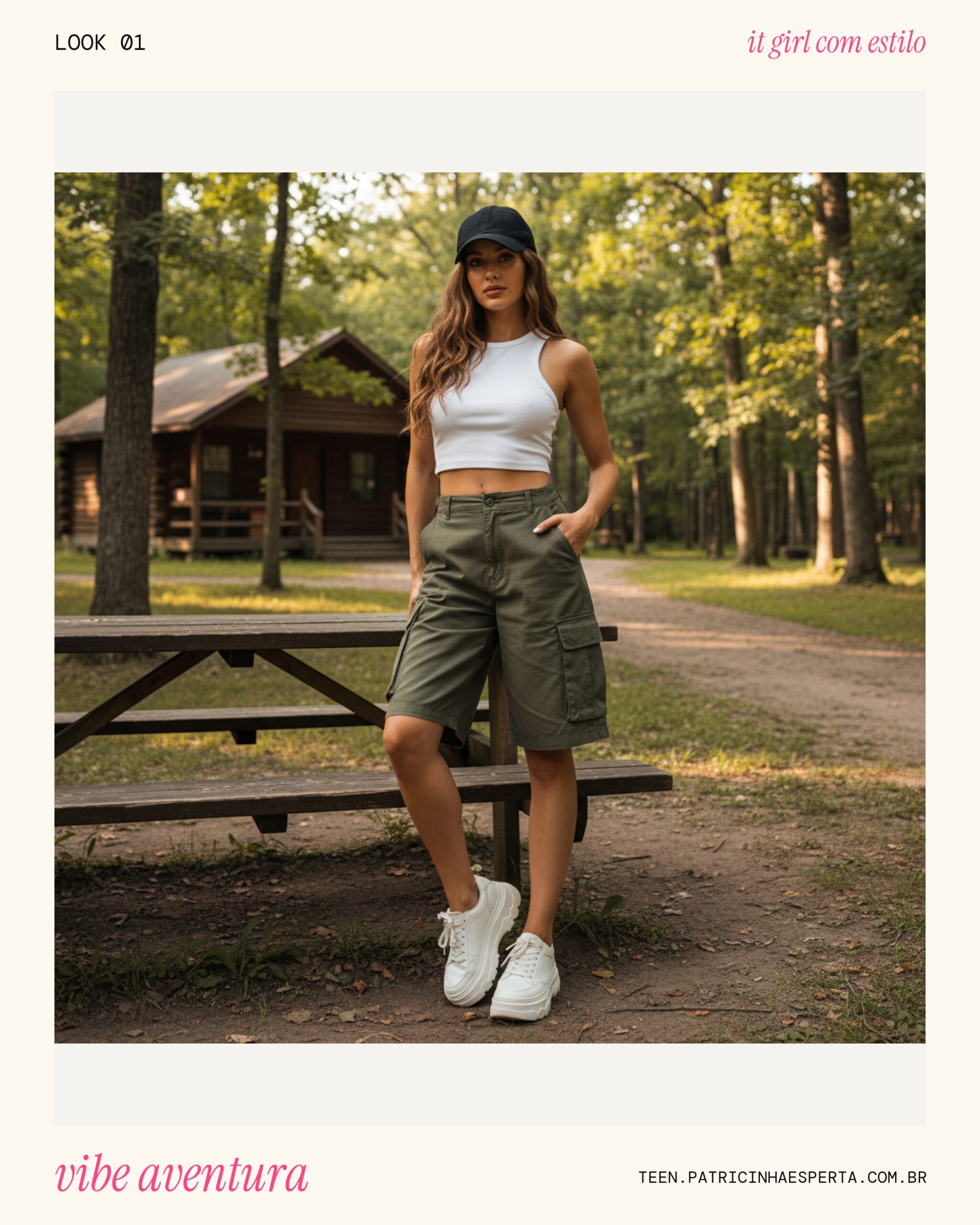 Look 1: Aventureira Descolada