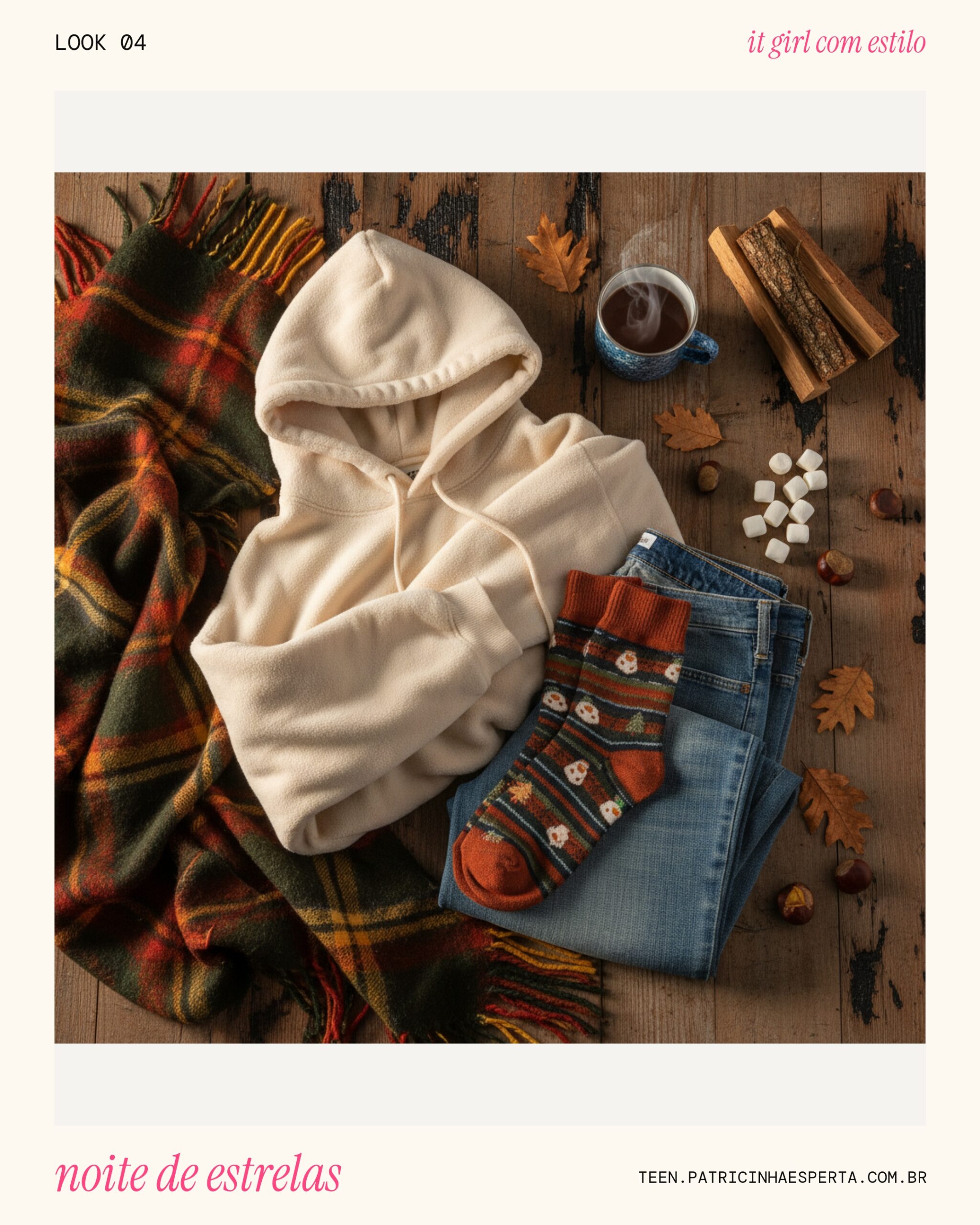 Look 4: Noite de Fogueira Aconchegante