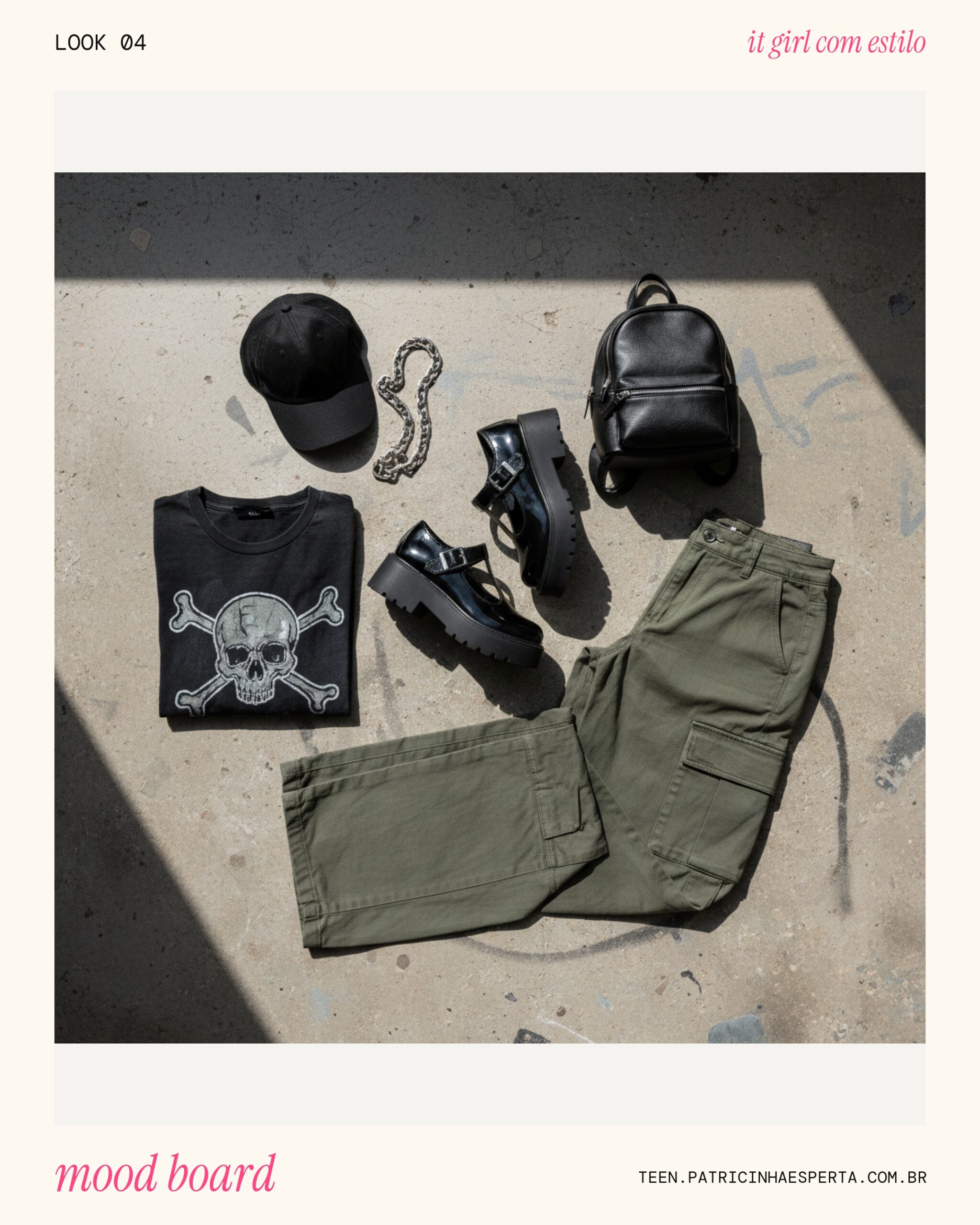 Look 4: Mood Board Urbano Cool