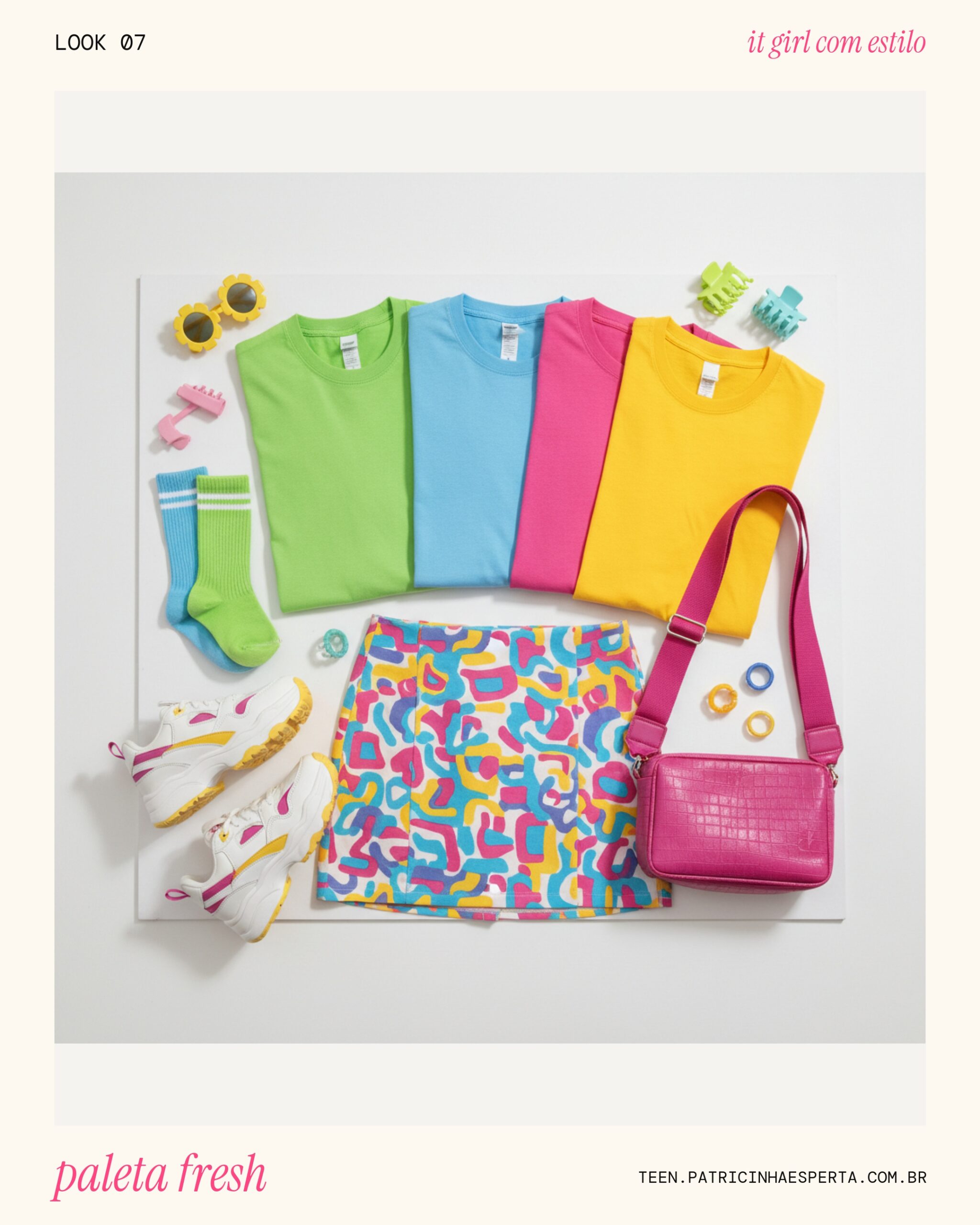 Look 7: Paleta de Cores & Vibe Fresh