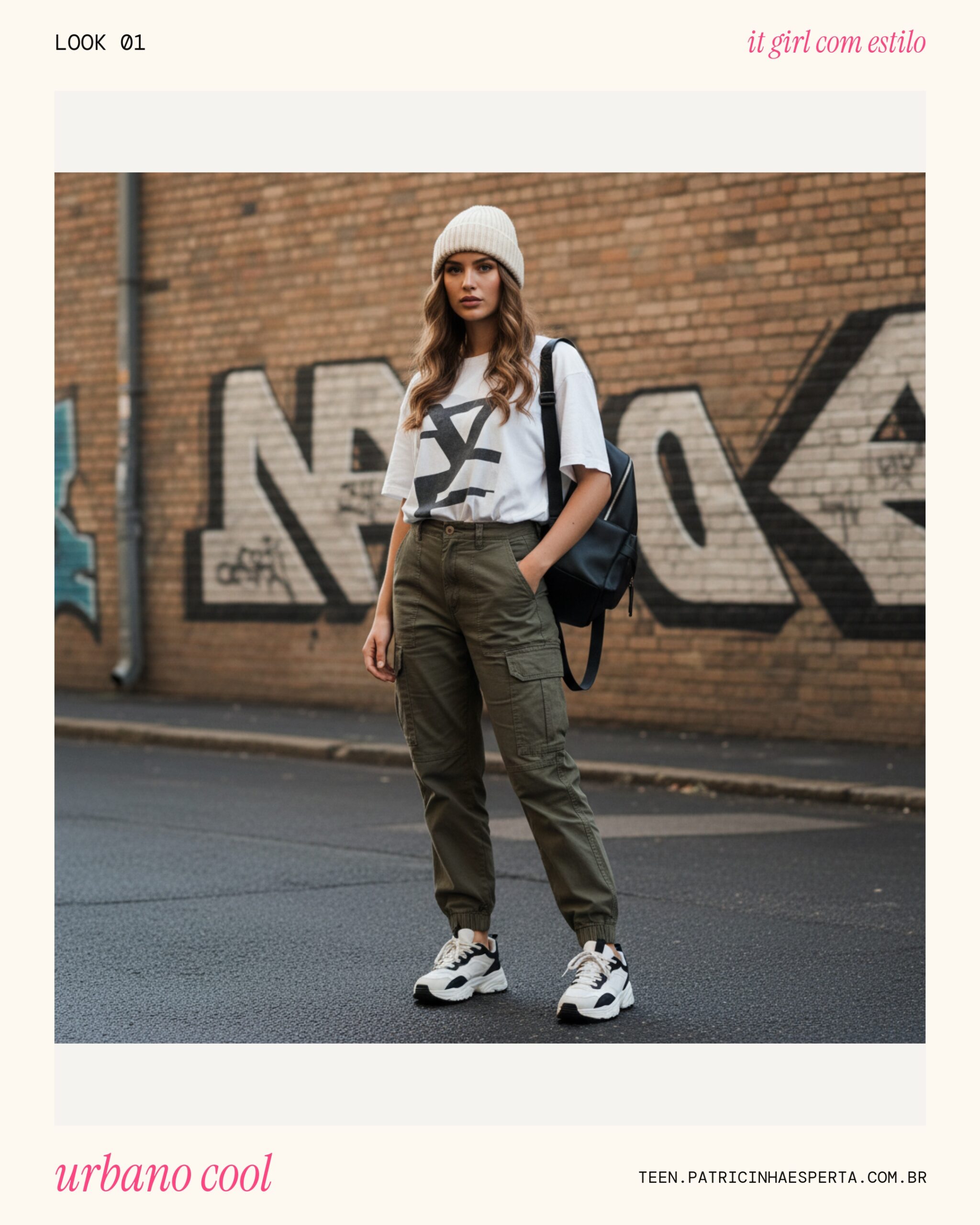 Look 1: Conforto e Estilo Urbano