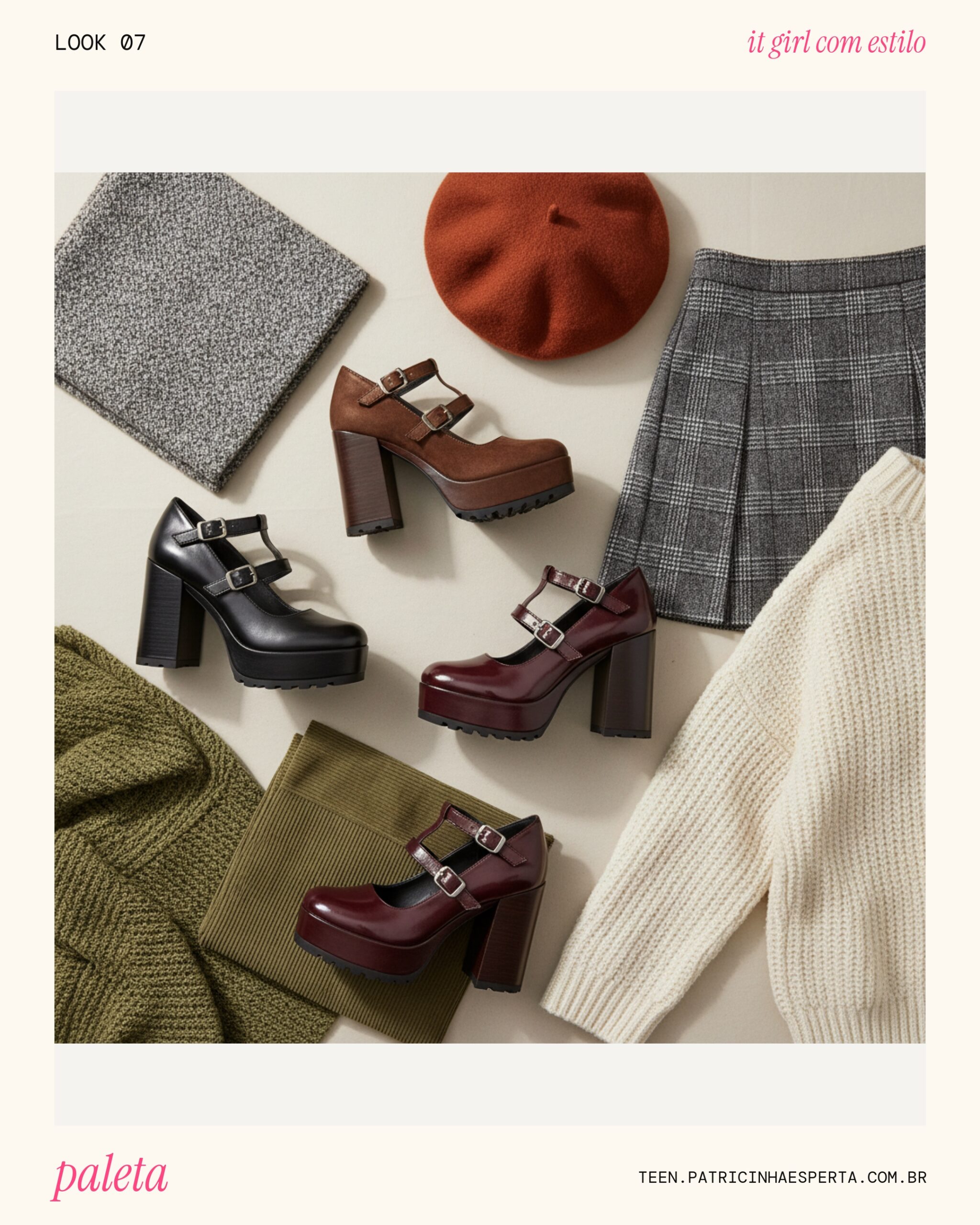 Look 7: Mood Board Cores e Styling