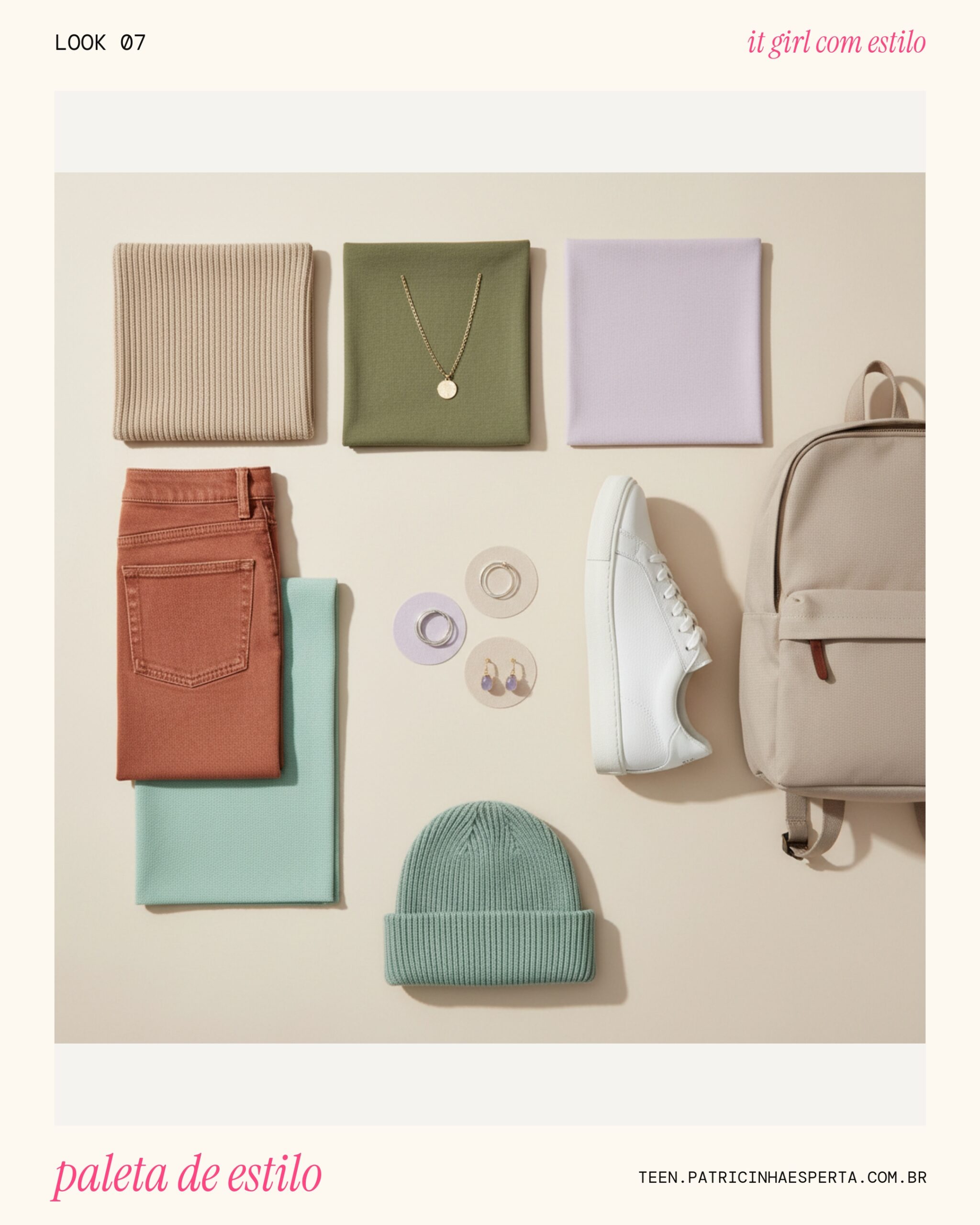 Look 7: Mood Board Cores & Texturas