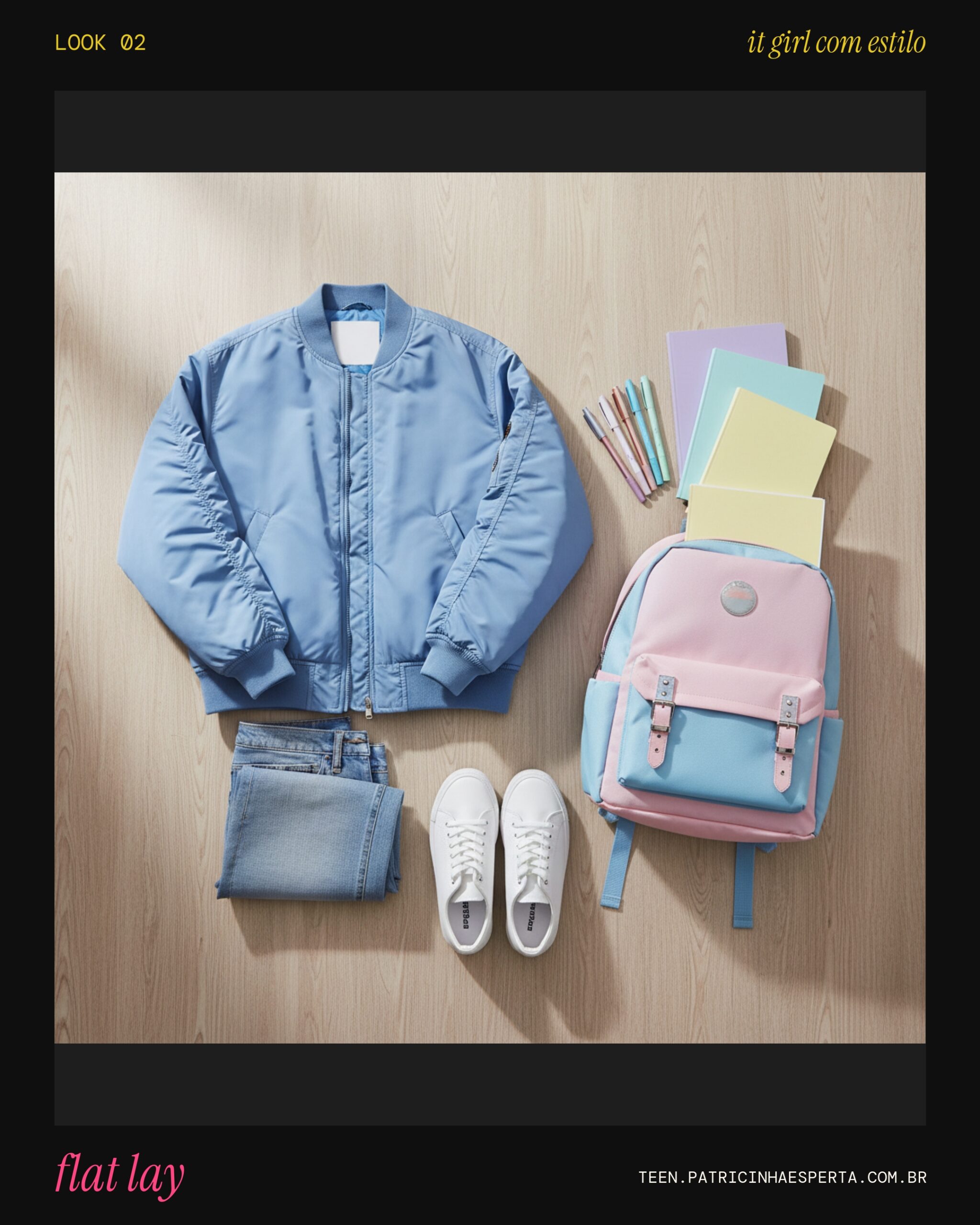 Look 2: Escolar Chic