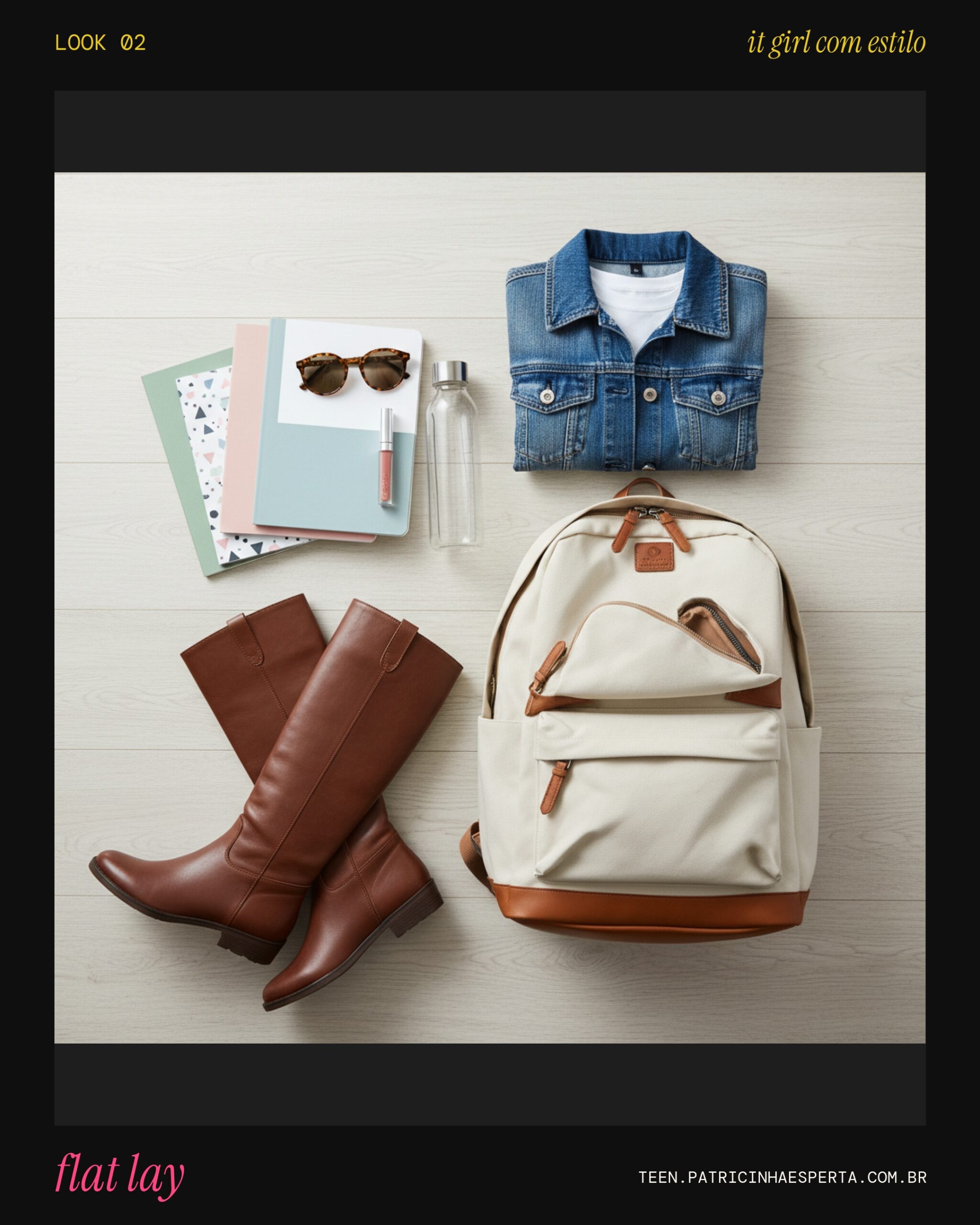 Look 2: Vibe Escolar Descolada