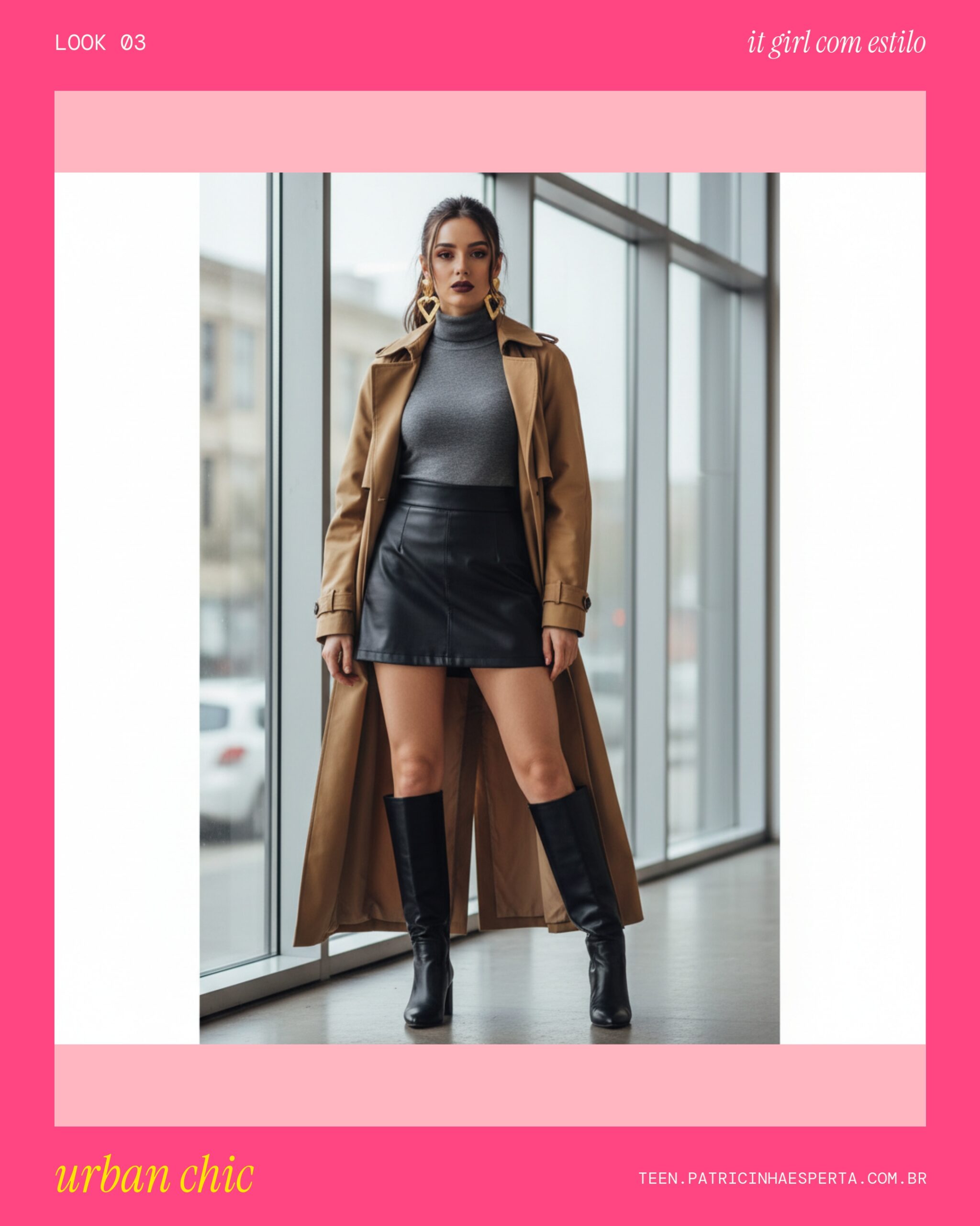 Look 3: Urban Chic Cool