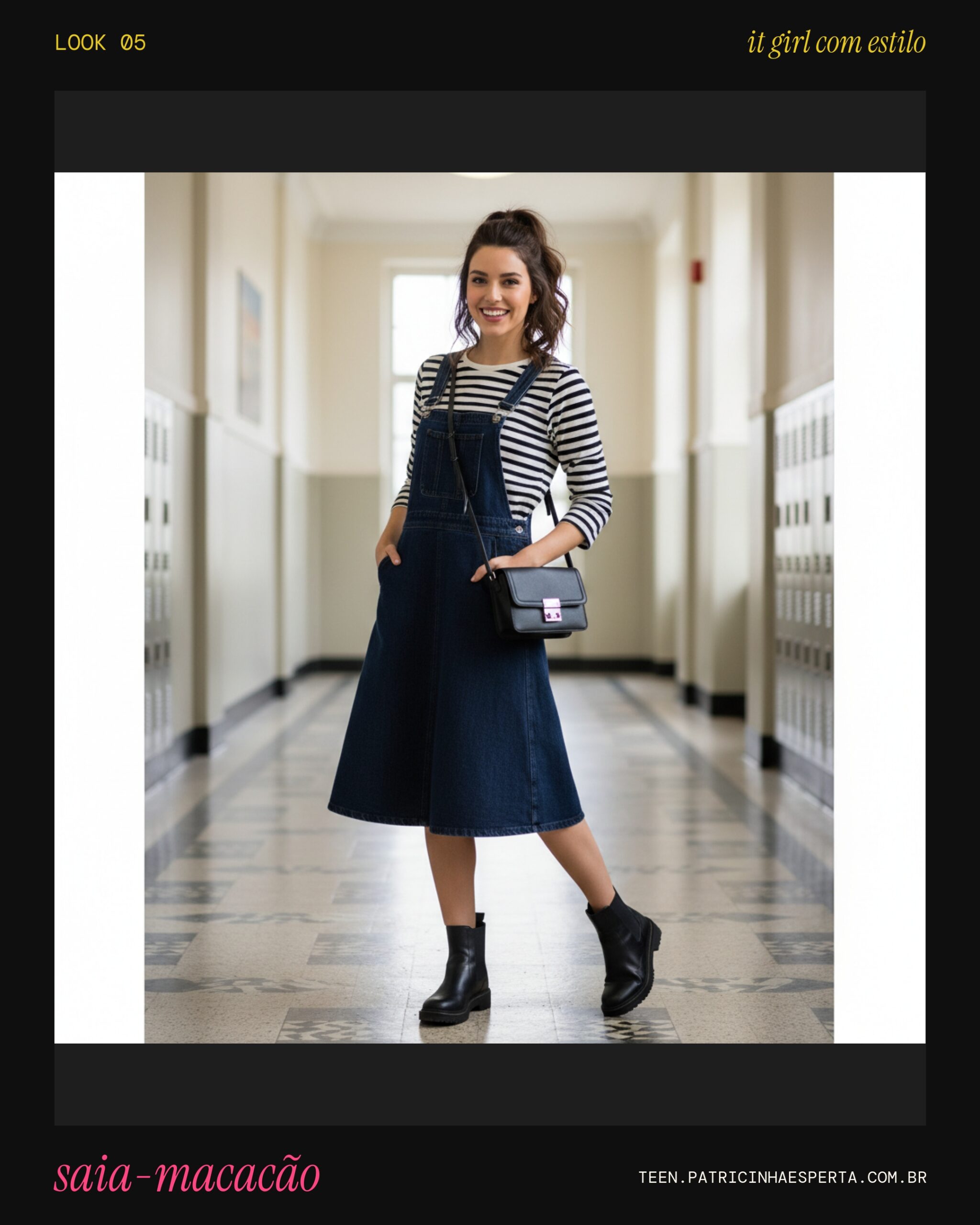 Look 5: Vestido/Saia-Macacão Charmosa