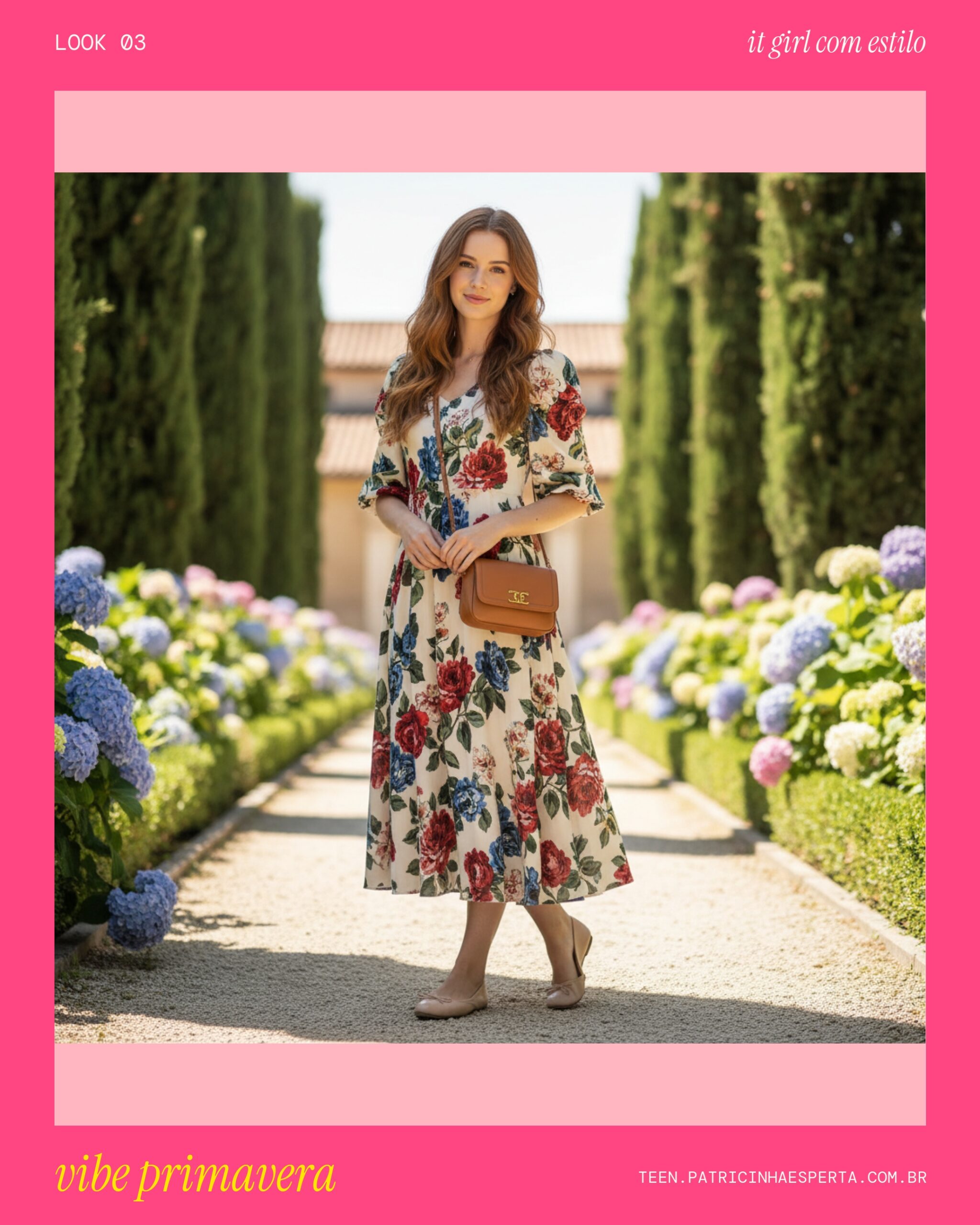 Look 3: Vestido Floral Leve