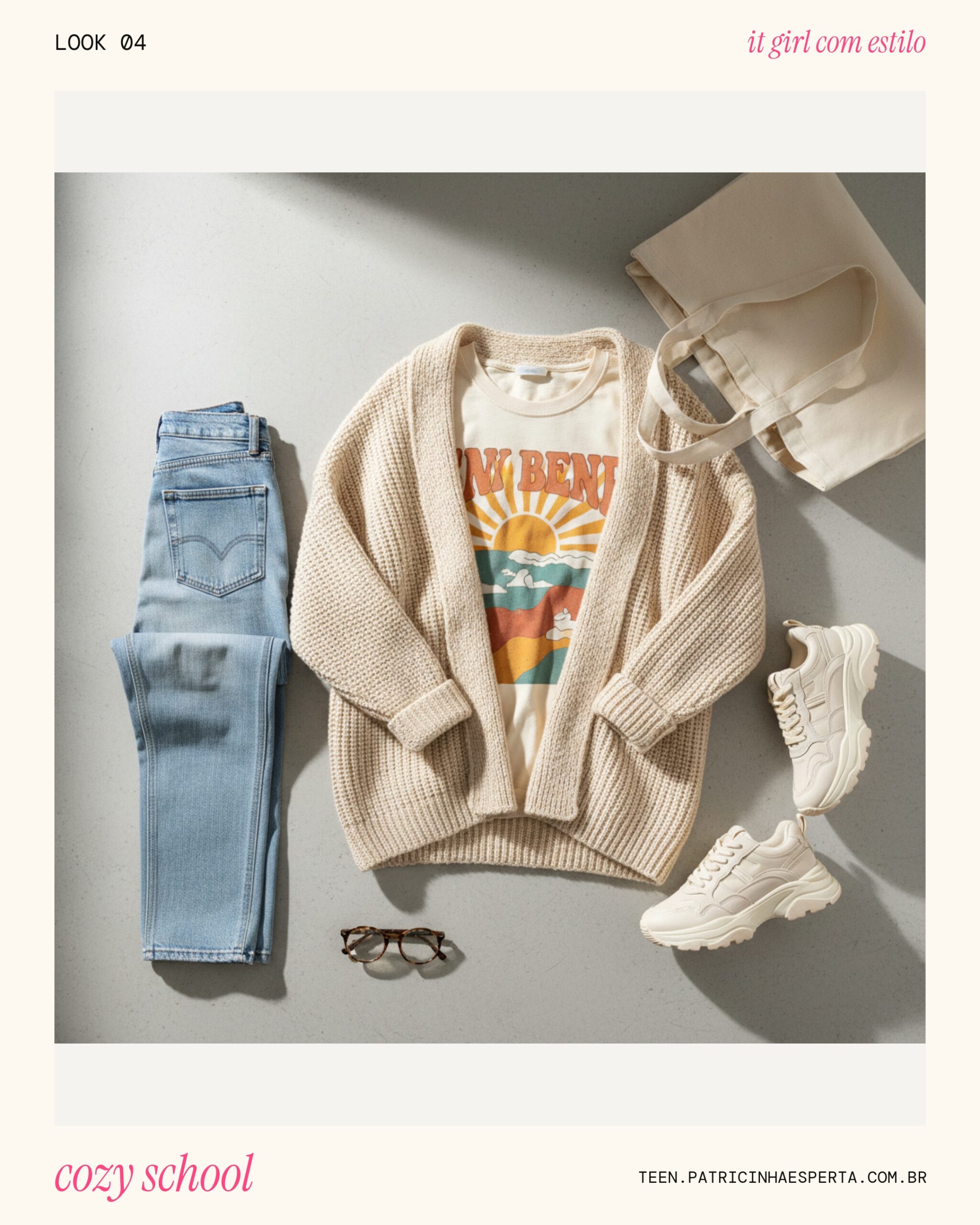 Look 4: Aesthetic Cozy School