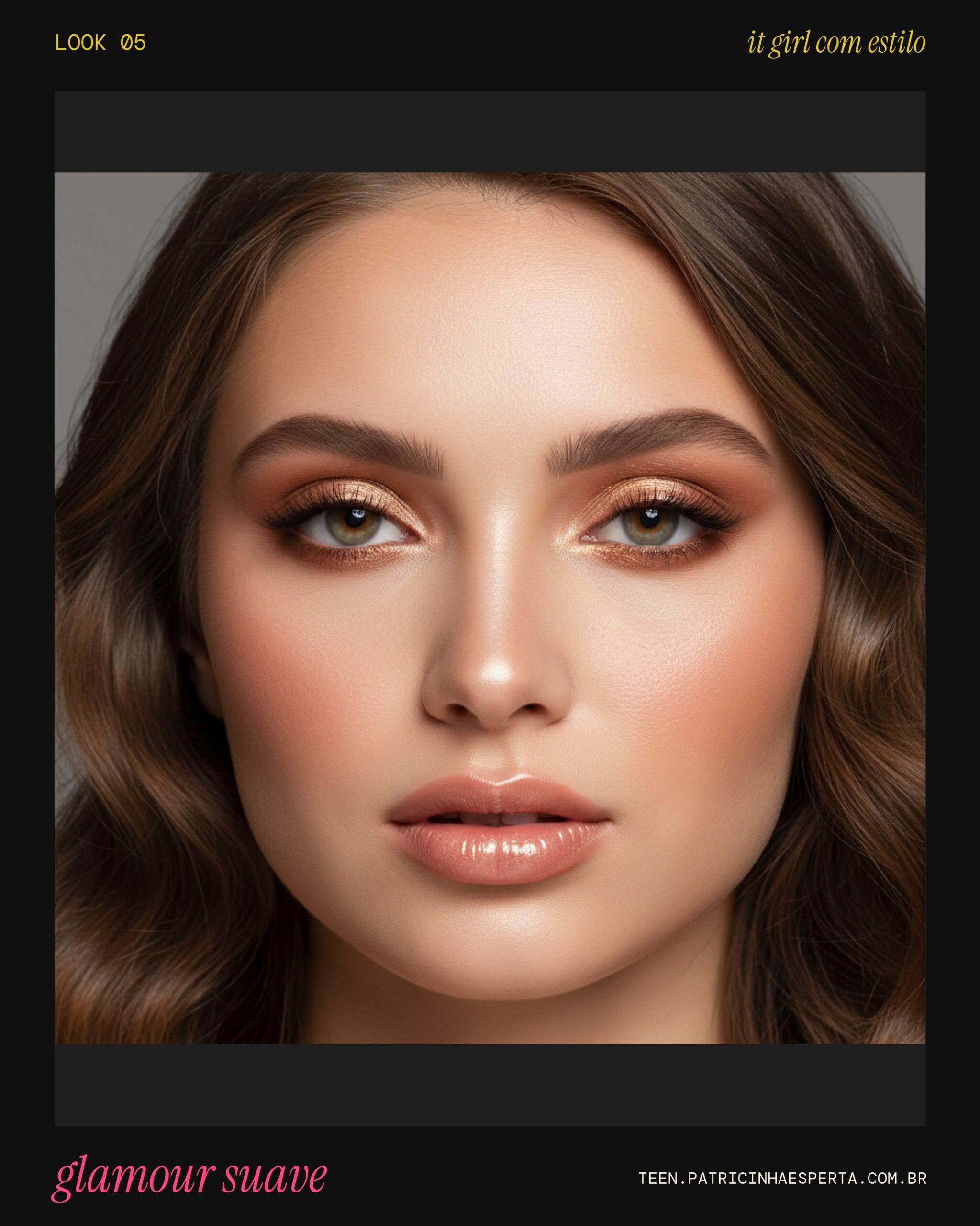 Look 5: Glamour Suave e Elegante
