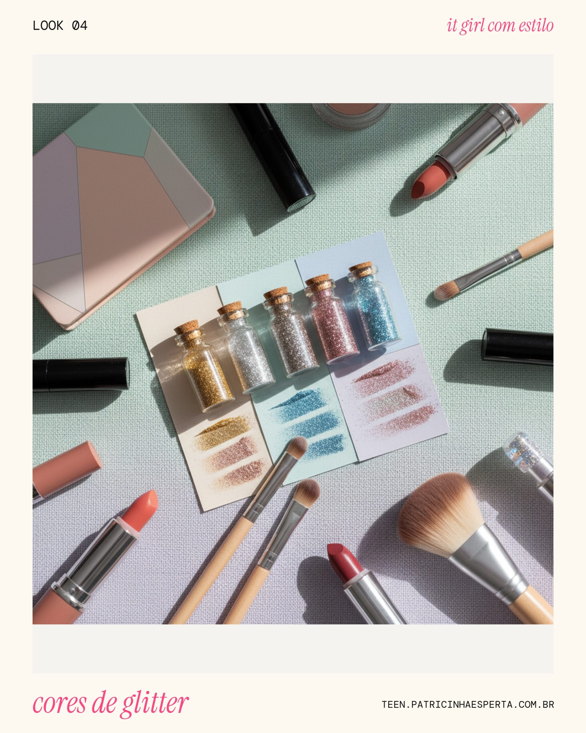 Look 4: Paleta de Brilhos