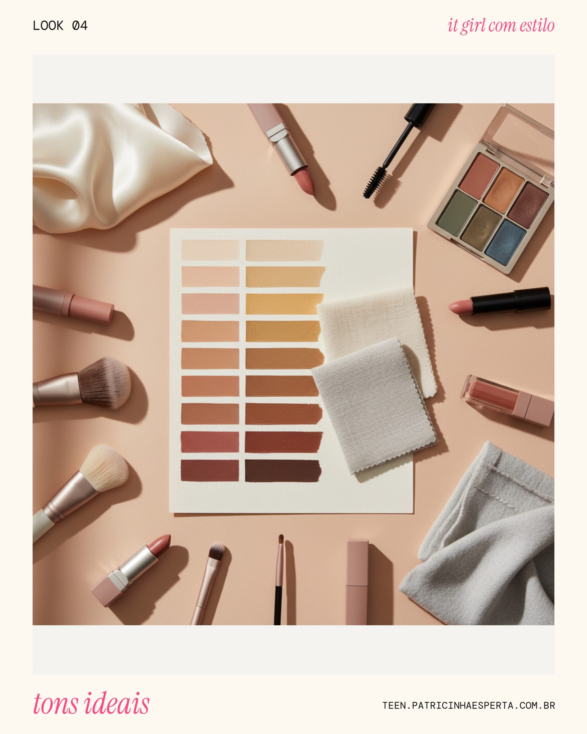 Look 4: Palette de Tons de Pele