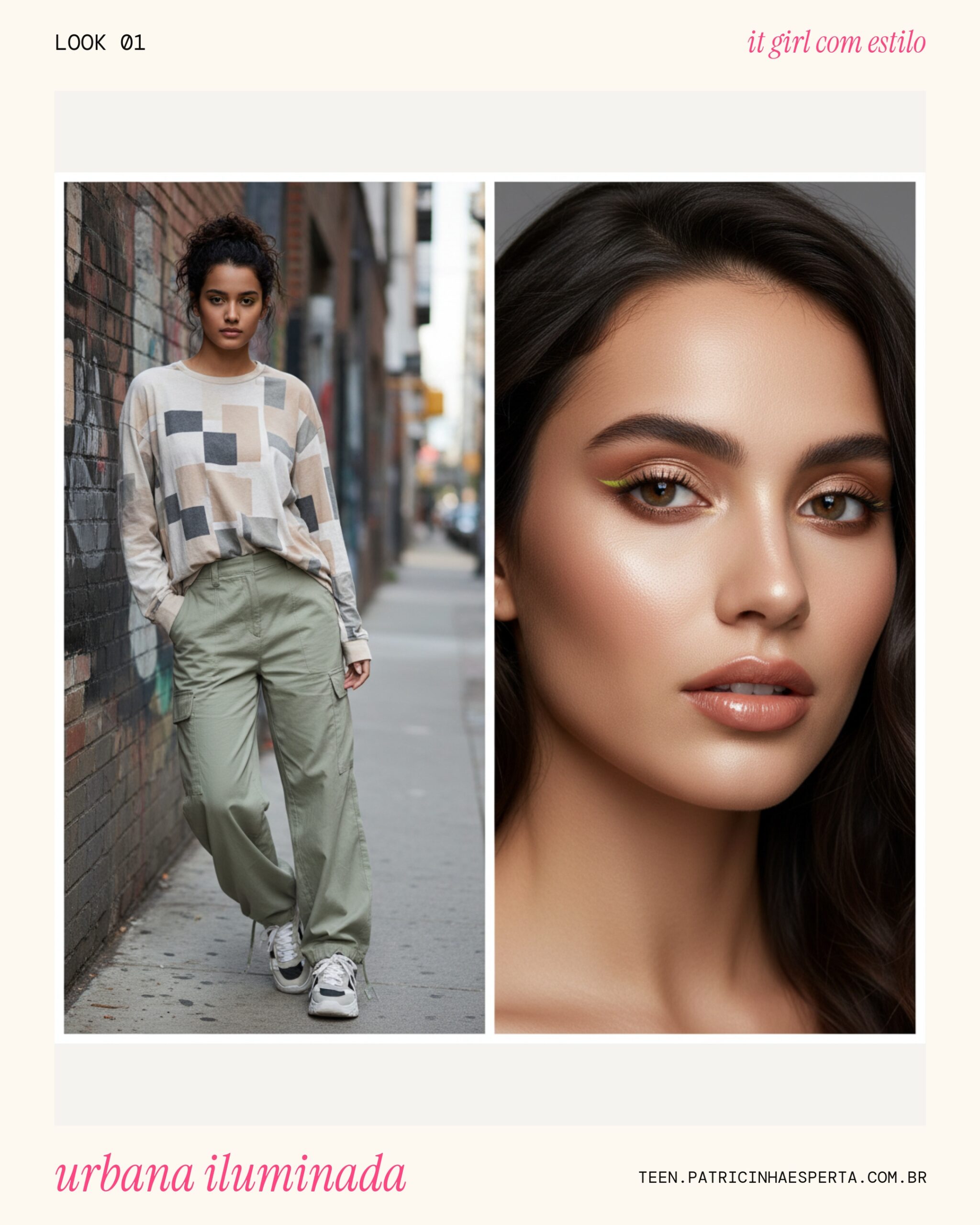 Look 1: Vibe Urbana Iluminada