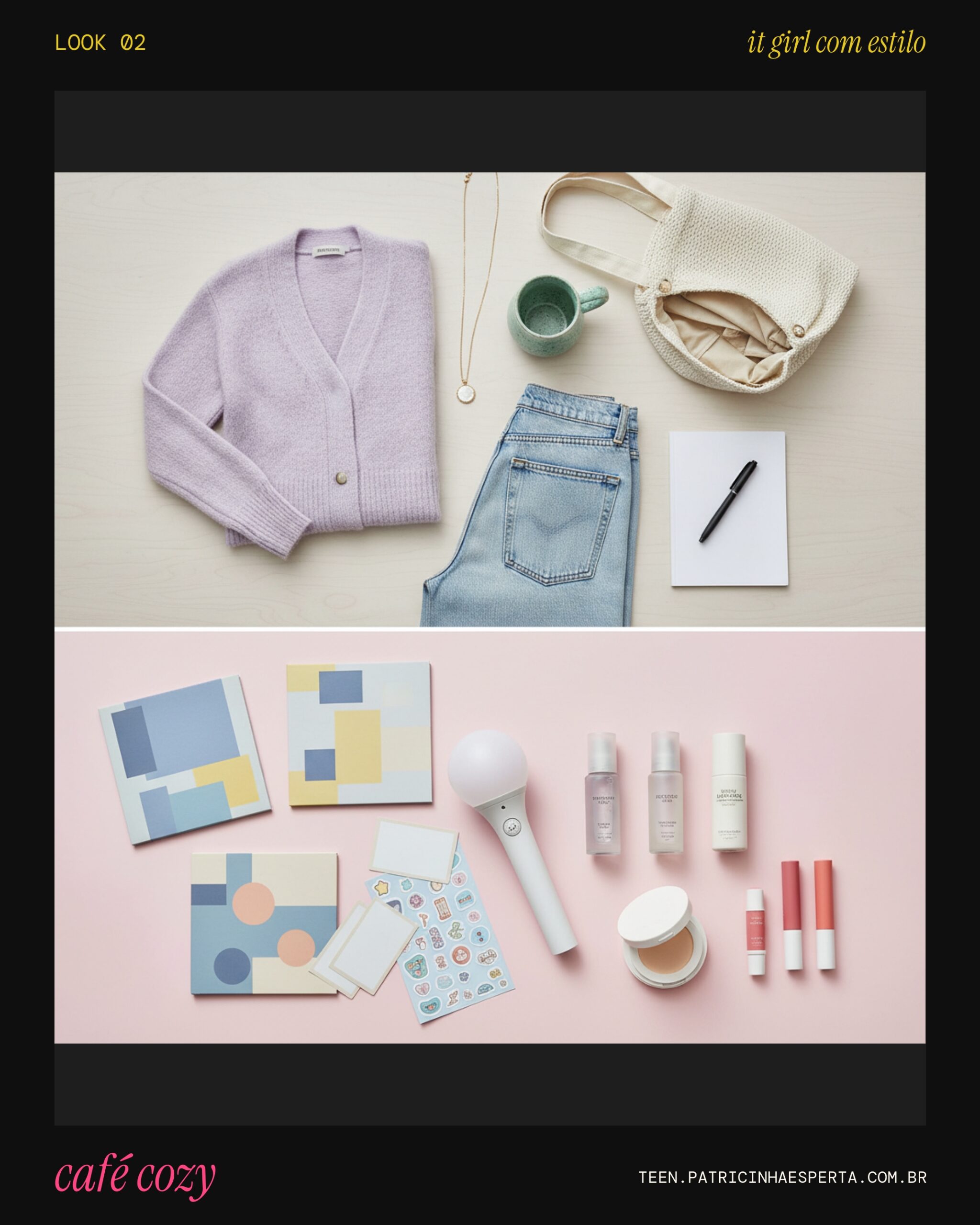 Look 2: Aesthetic de Café Coreano