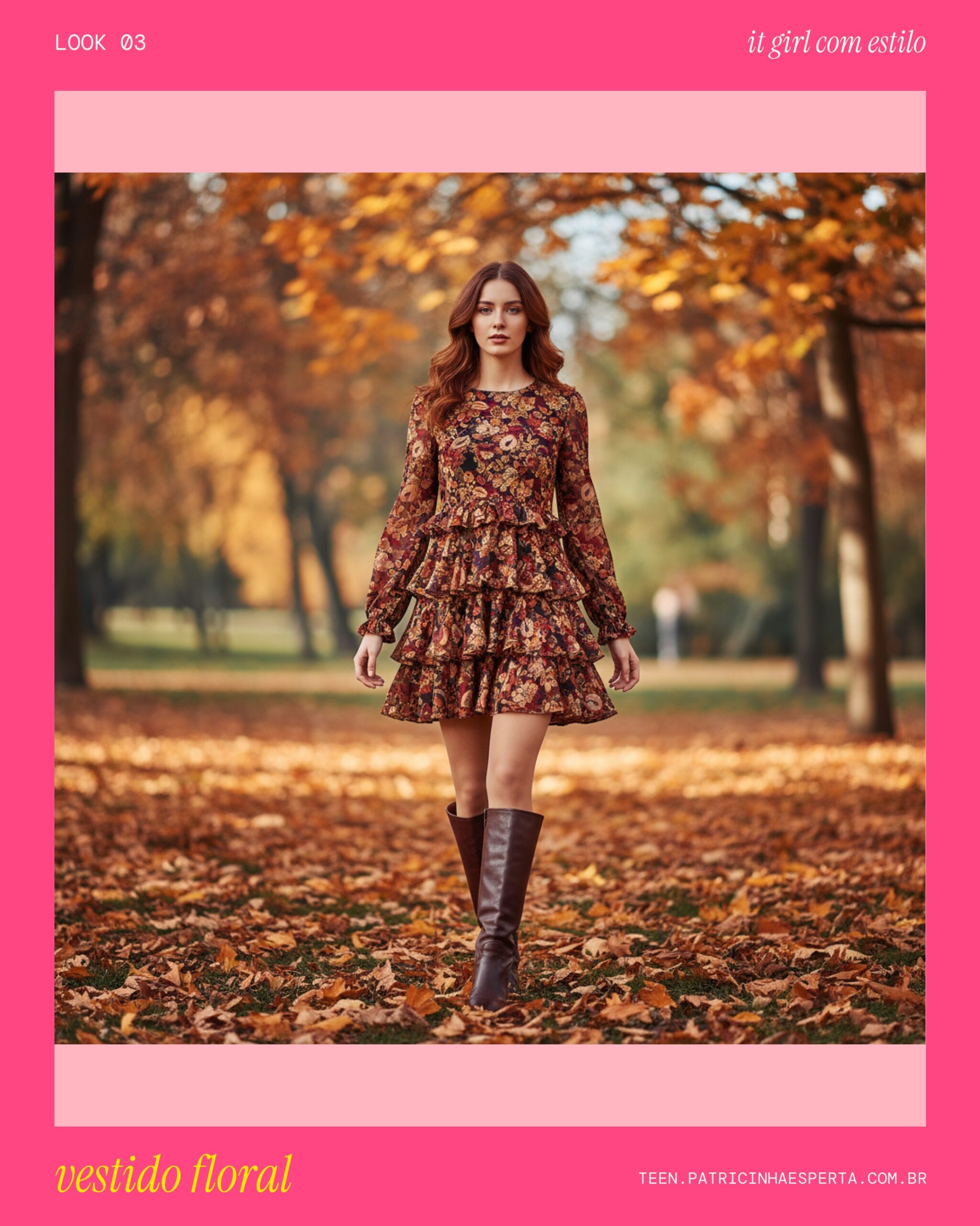 Look 3: Vestido Floral Boho