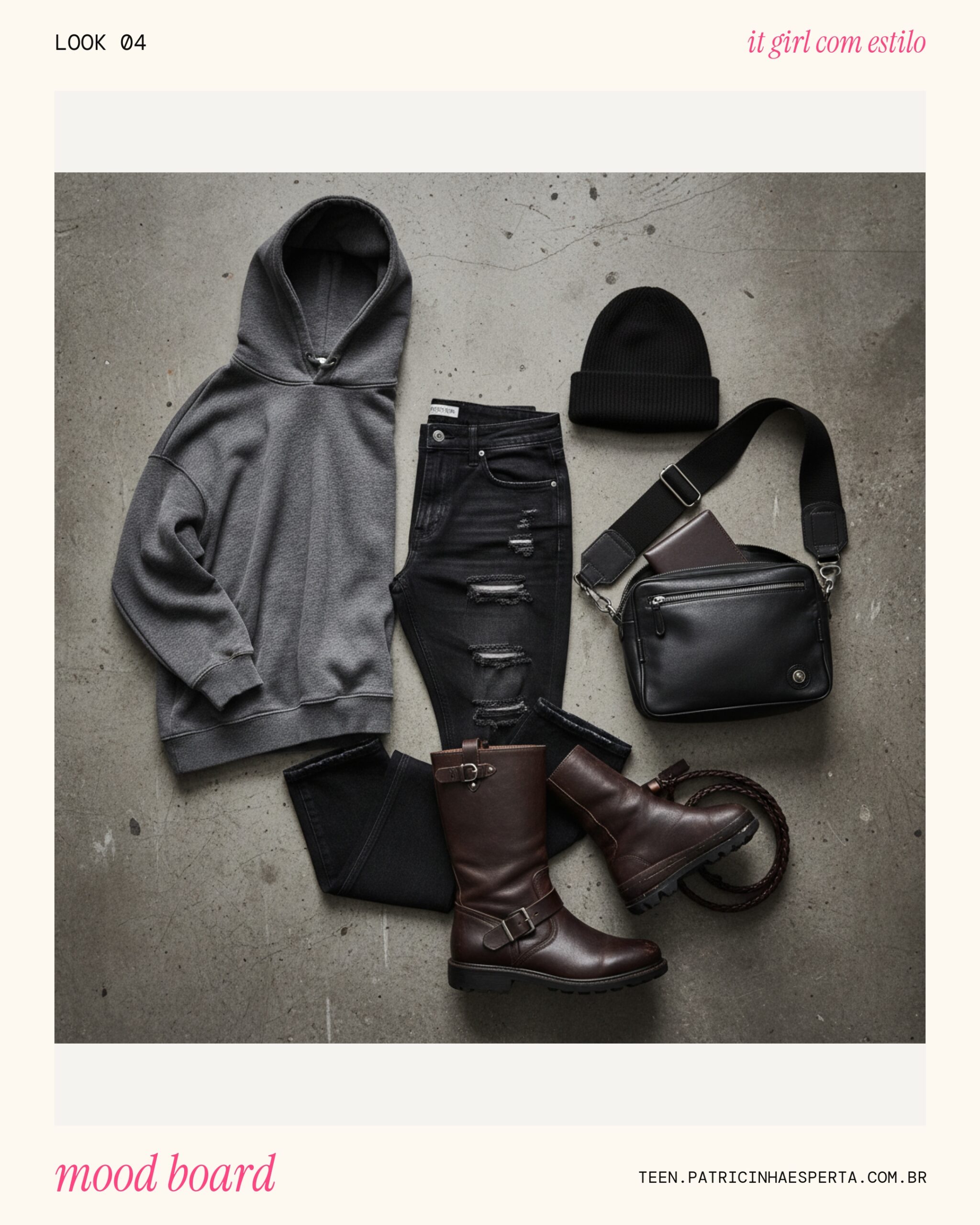 Look 4: Mood Board Urbano