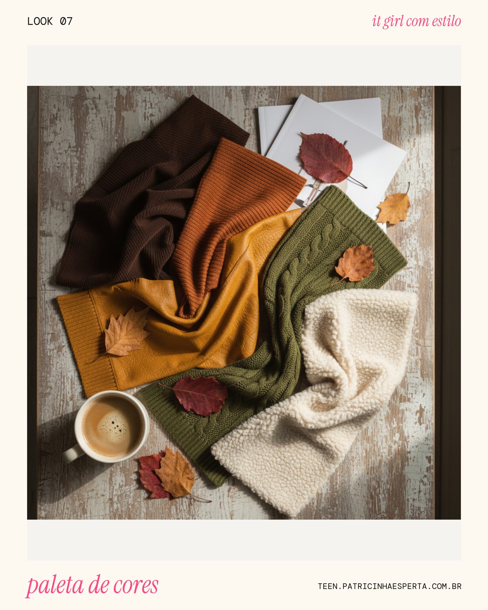 Look 7: Mood Board Paleta Outono