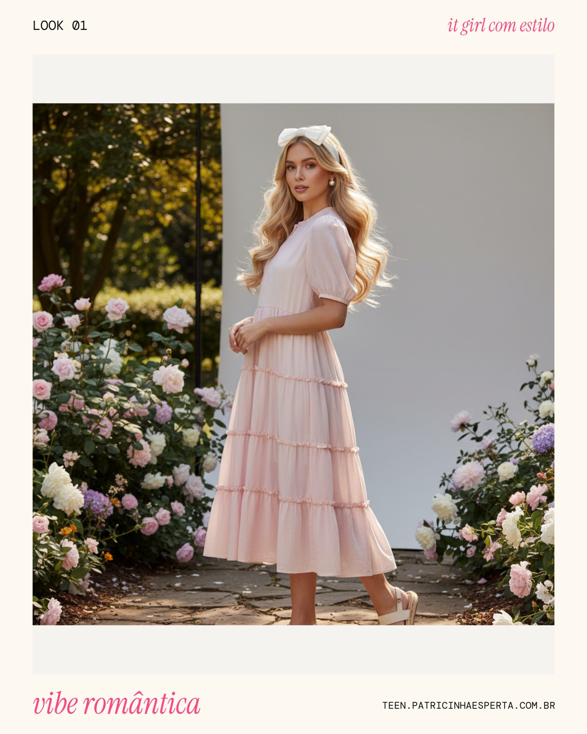 Look 1: Coquette Romântica