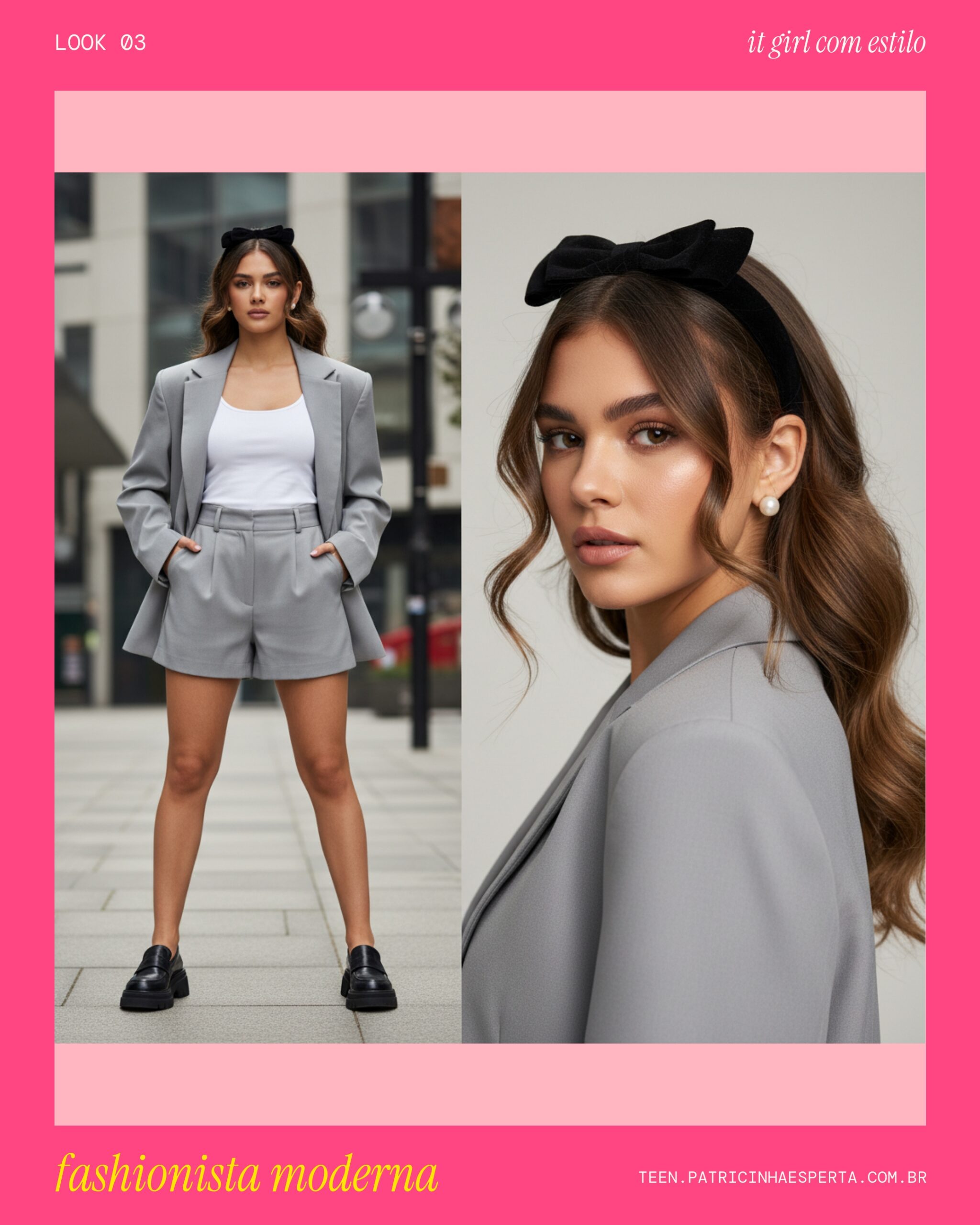 Look 3: Poder Coquette